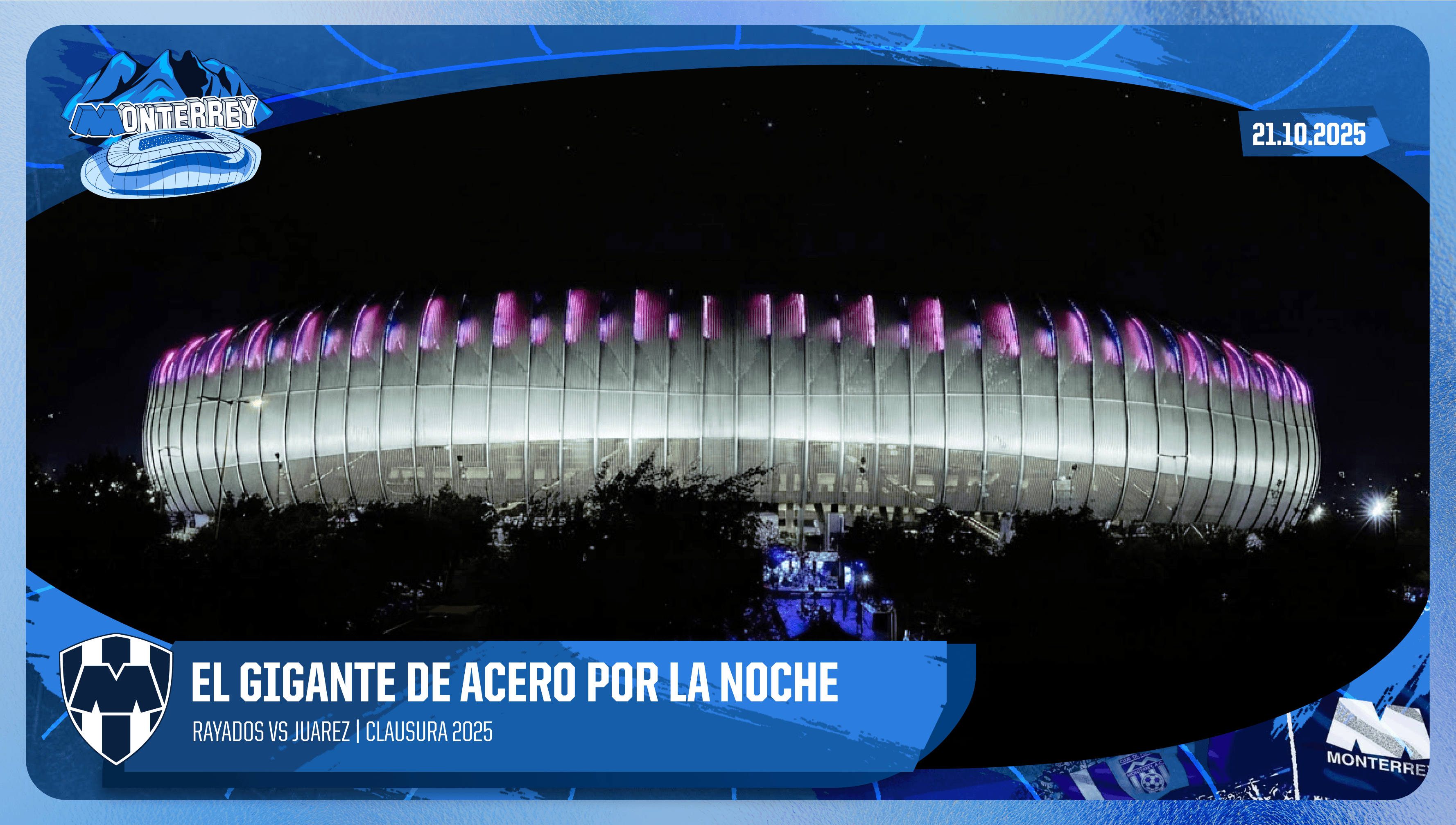 El Gigante de Acero por la Noche
