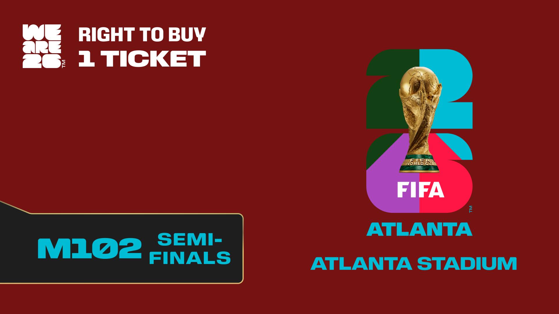 Collectible also valid as RTB for one ticket to M102 Atlanta