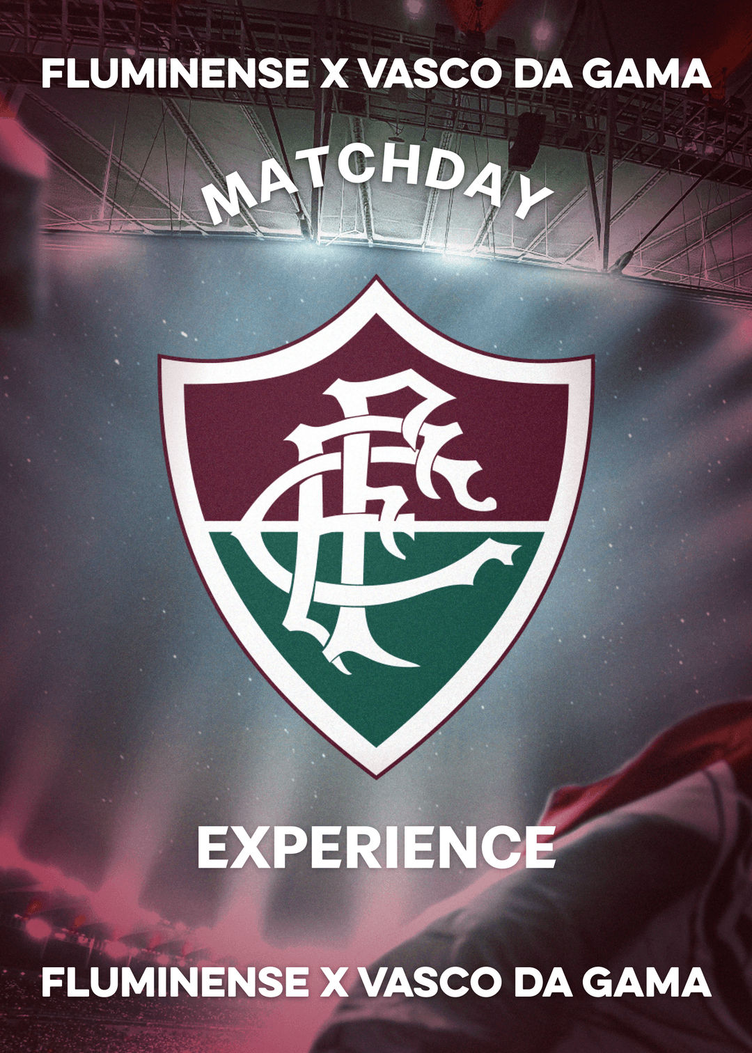 Reward card valid for a single pass to a Fluminense vs Vasco da Gama