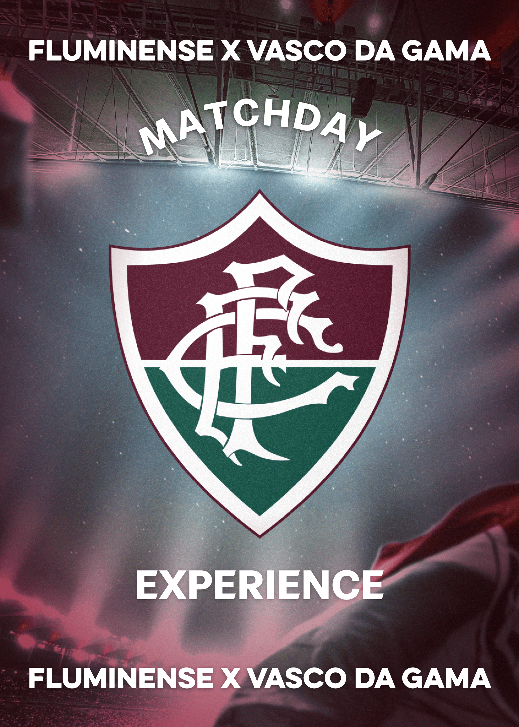 Reward card valid for a single pass to a Fluminense vs Vasco da Gama Matchday Experience