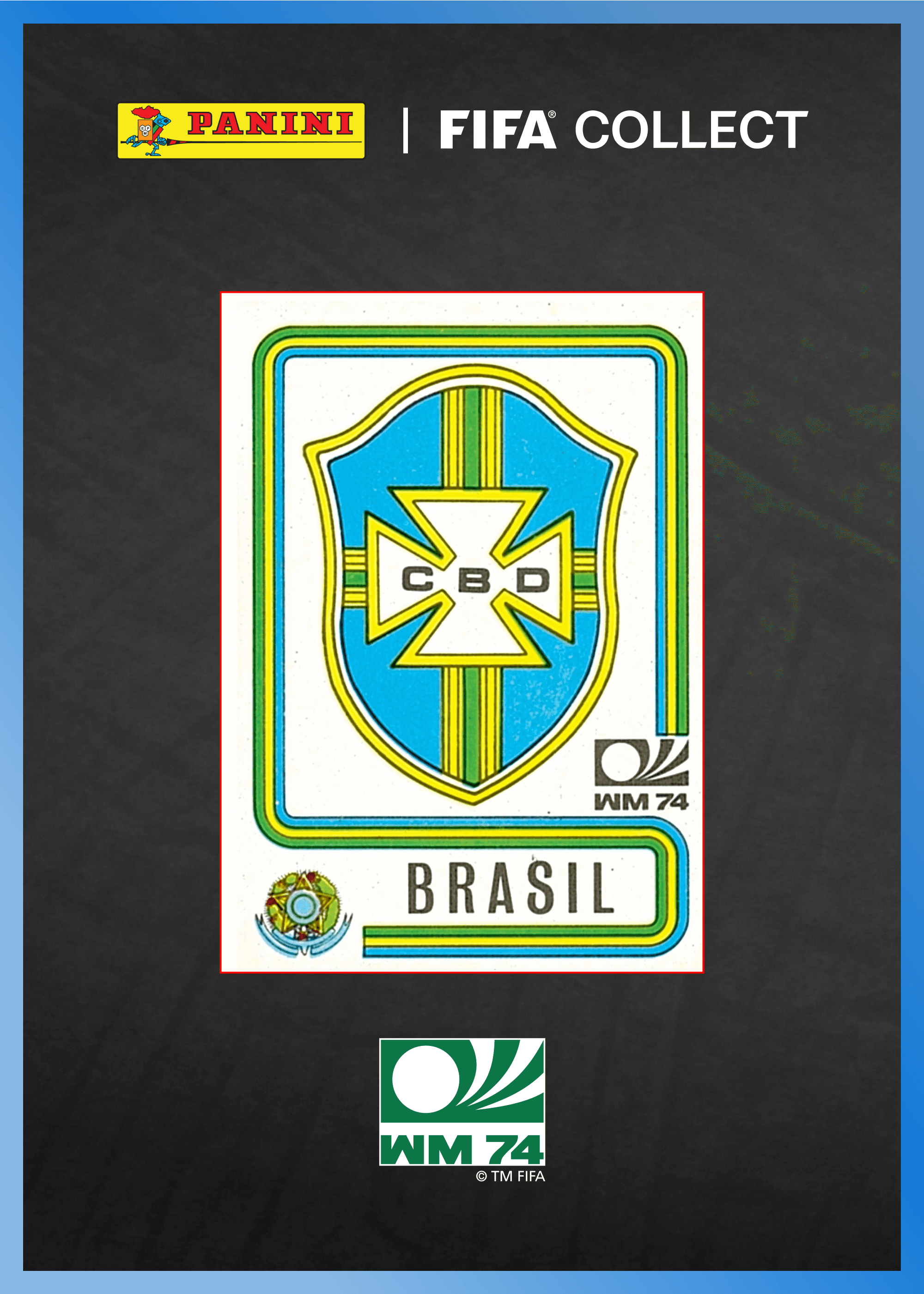 Brazil Team Badge - München 1974