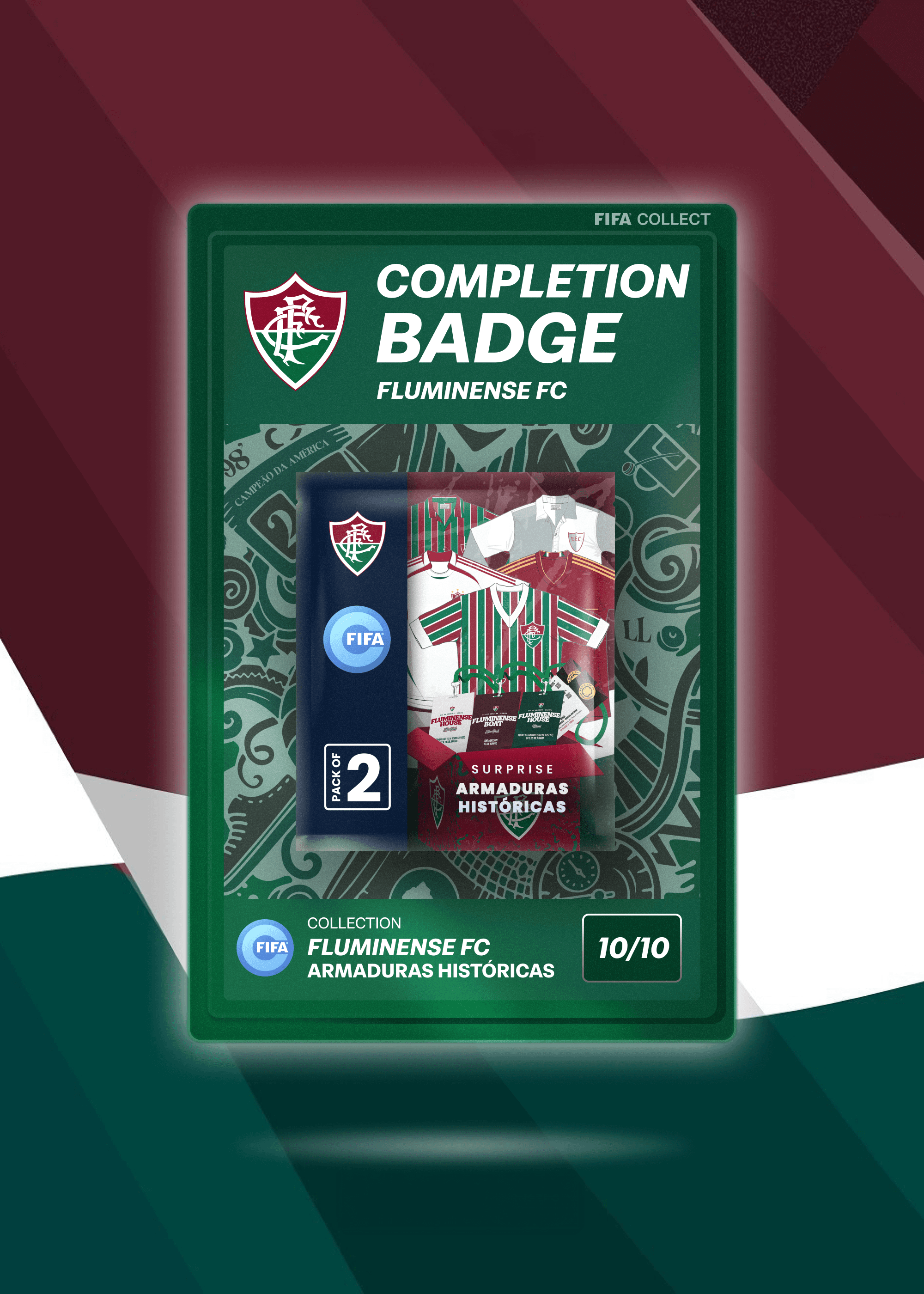 Fluminense FC - Armaduras Históricas Seal of Collection Completion