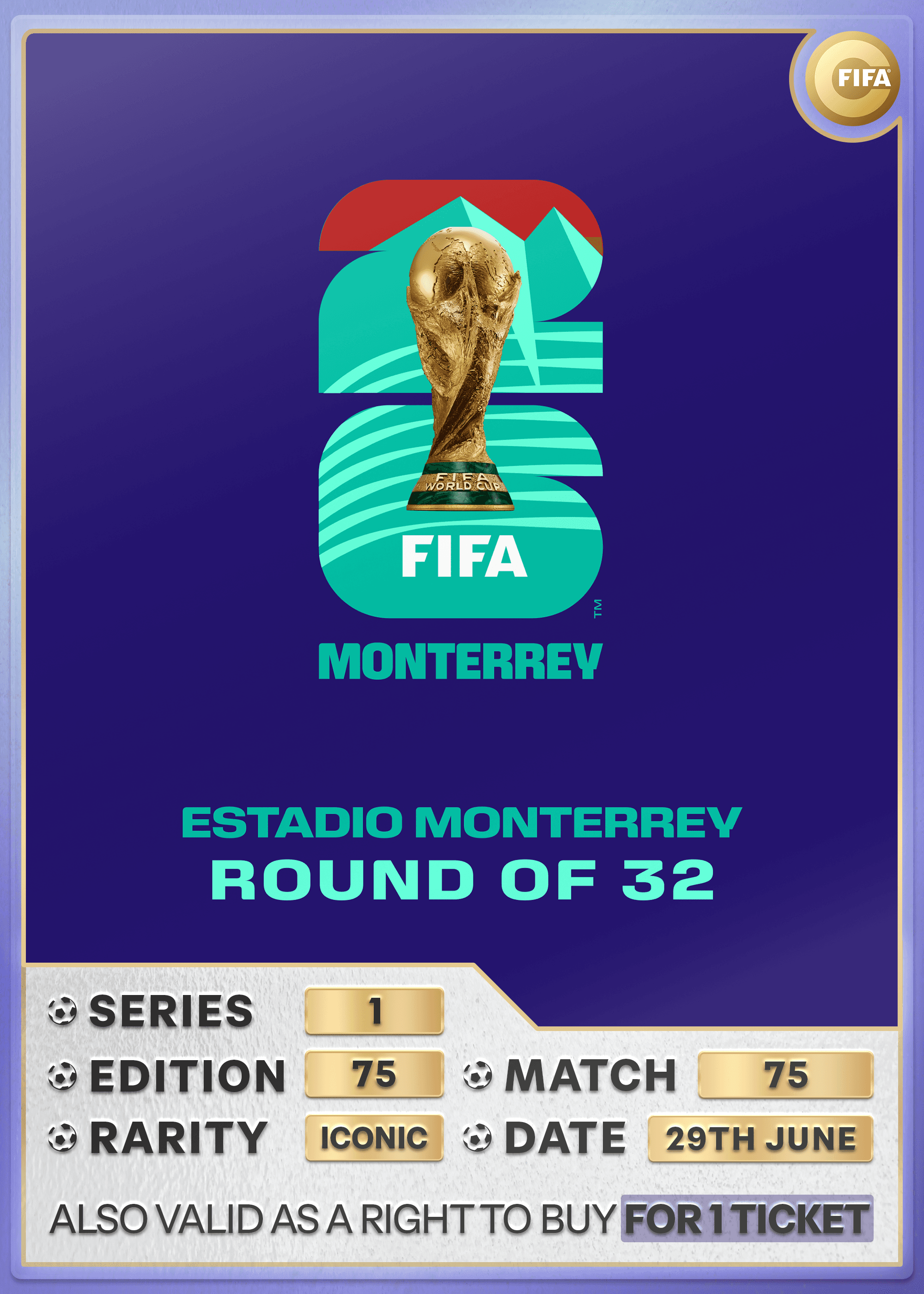 RTB M75 to FIFA World Cup 26™