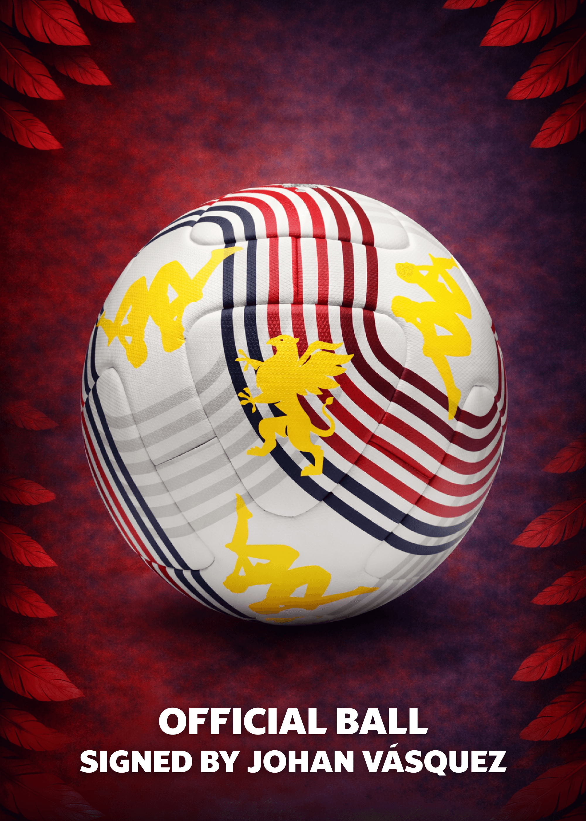 Official Ball - Signed by Johan Vásquez