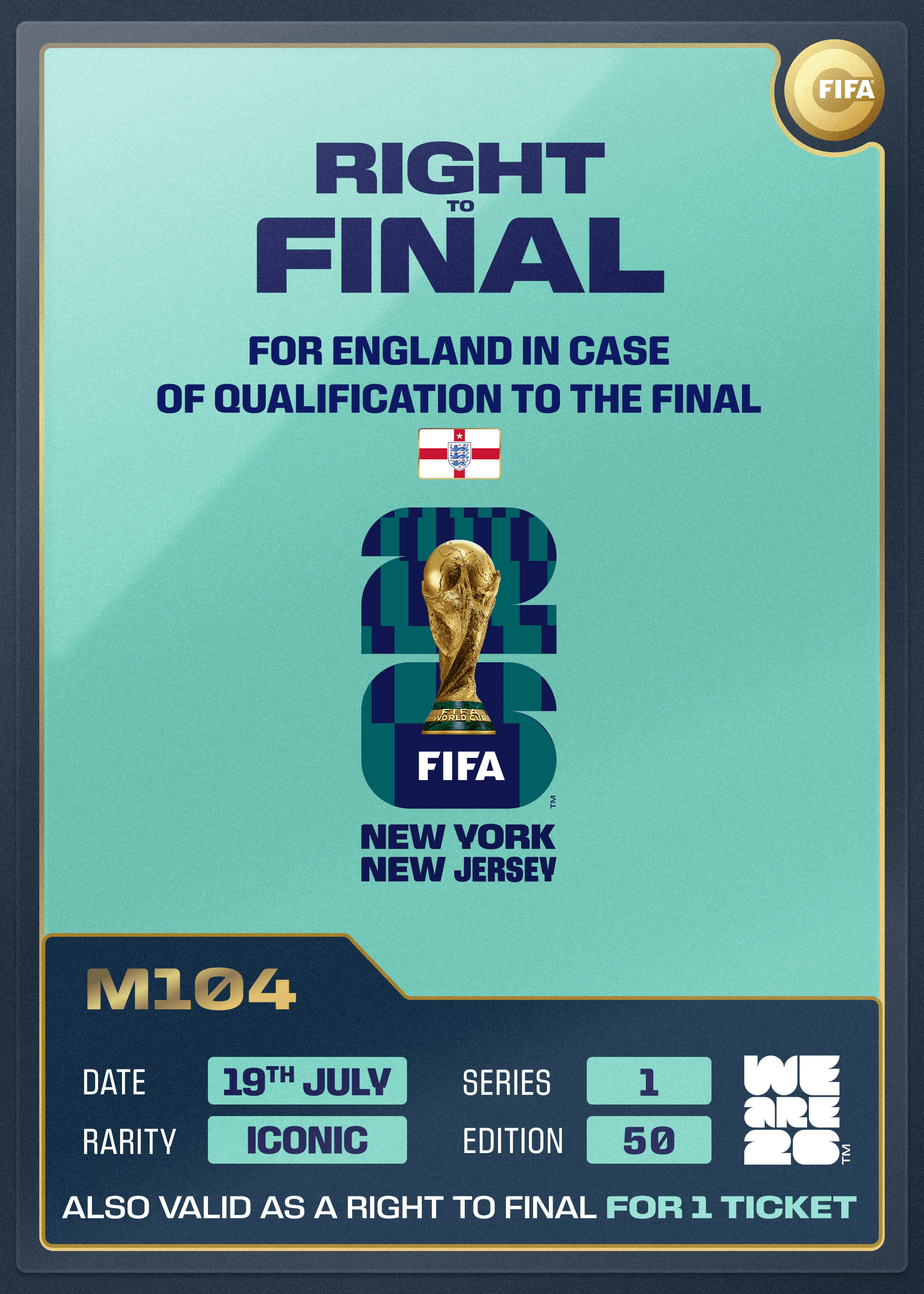 Right to Final: Team England