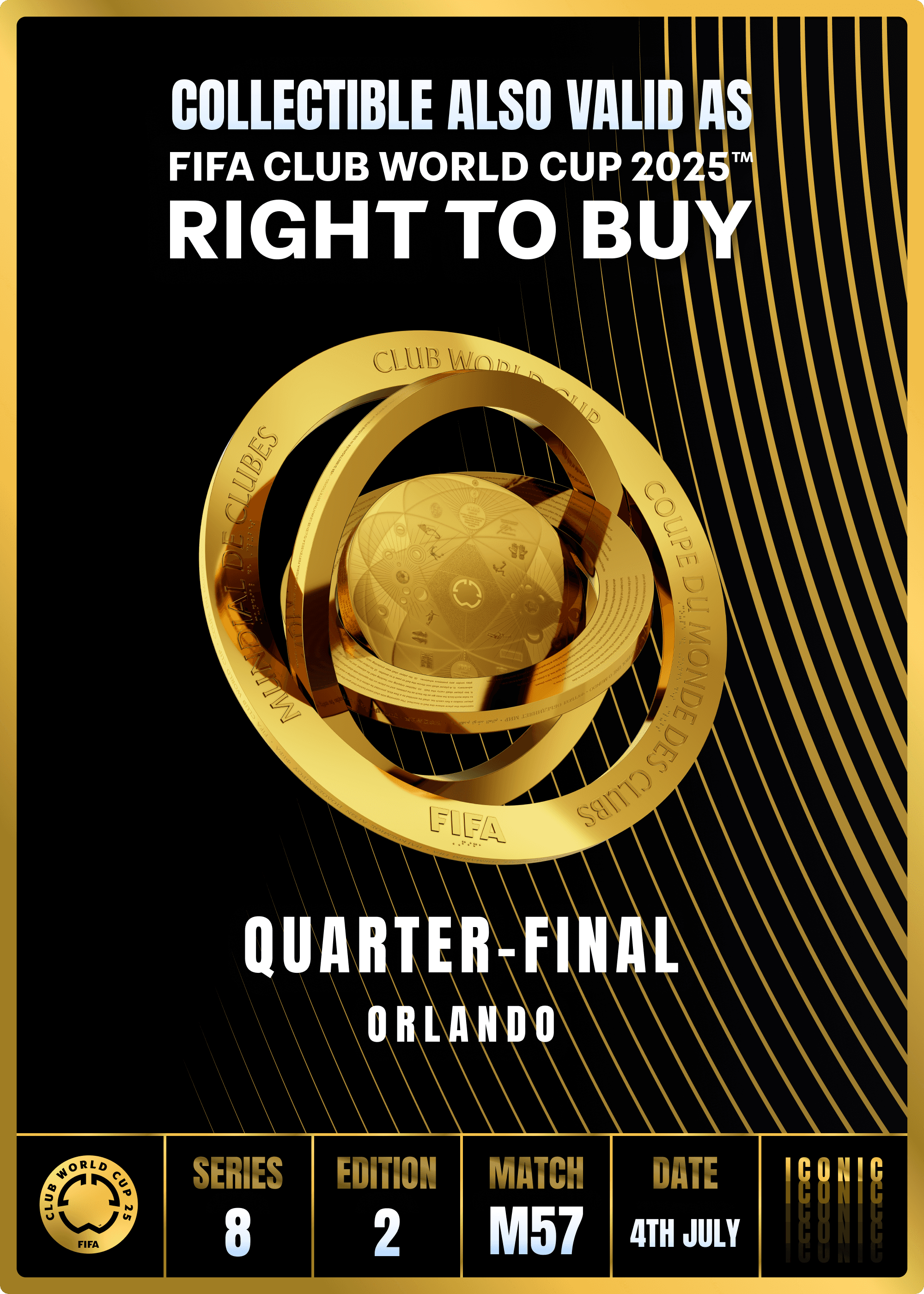 NO LONGER VALID - RTB M57 to FIFA Club World Cup 2025™
