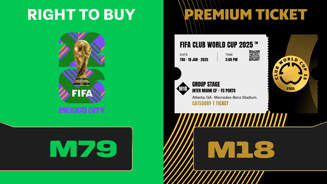 最安 読み方 Ticket Reward: Combo Club to M79 RTB + M18 2025™ Cup World スポーツ・フィットネス