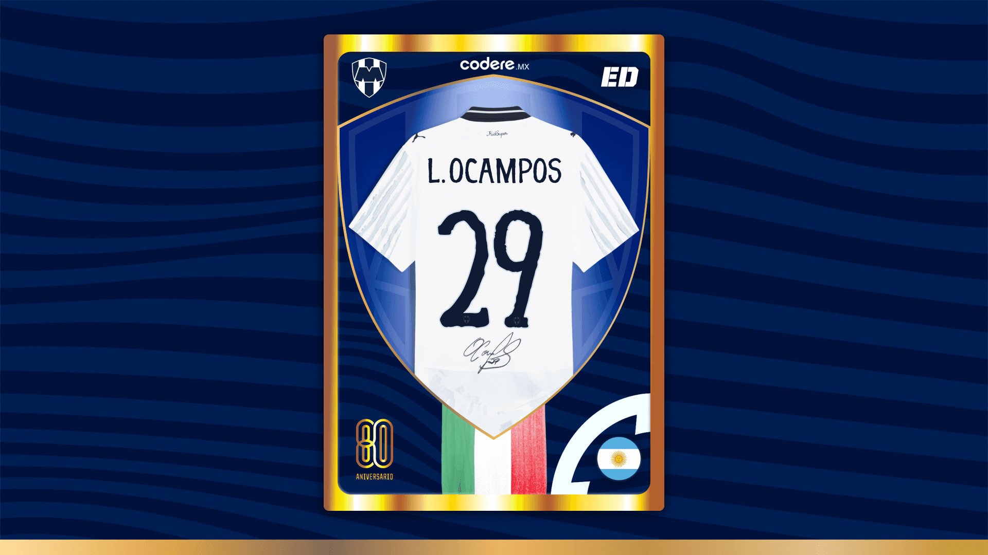 29. Lucas Ocampos - Signed