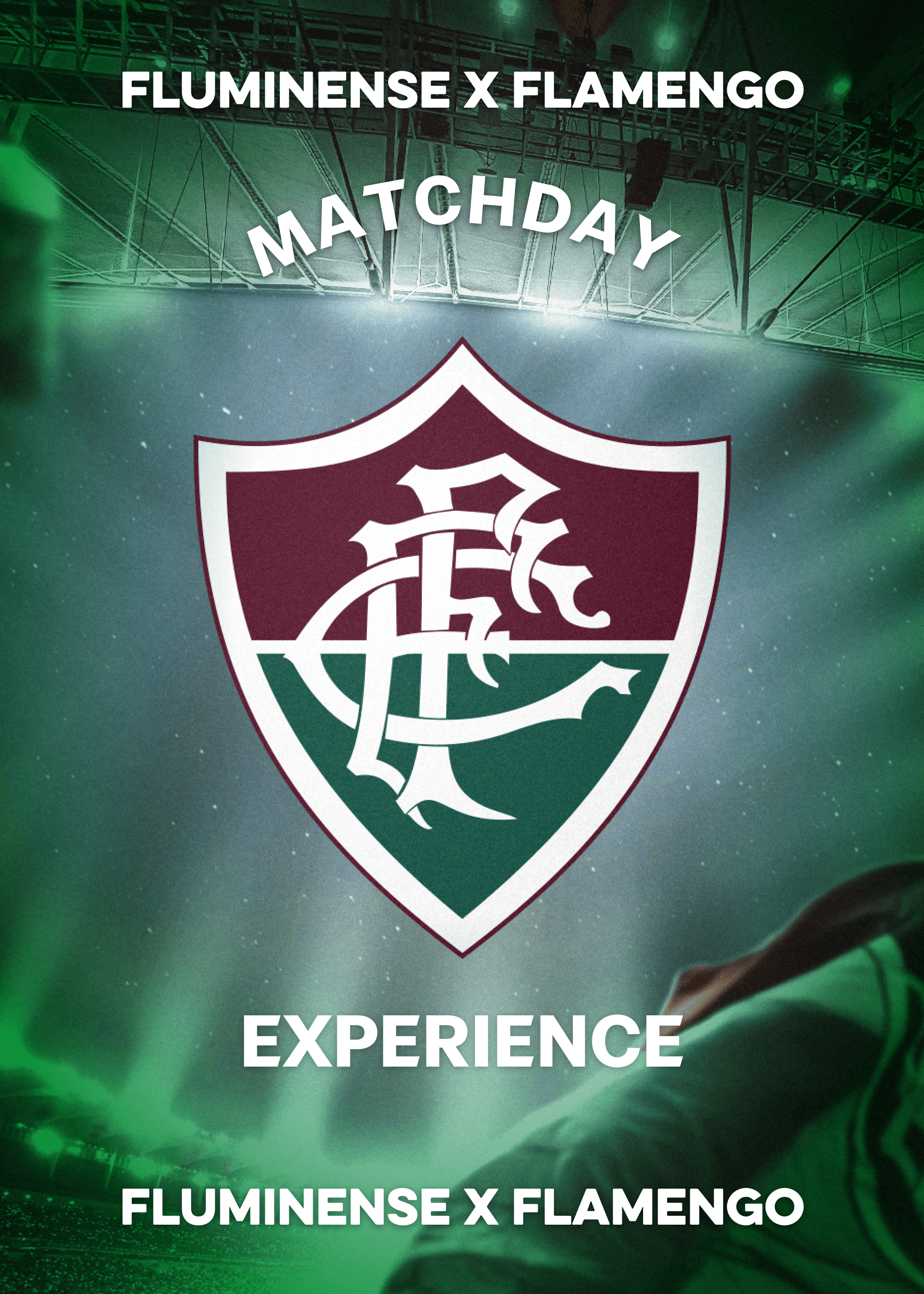 Reward card valid for a single pass to a Fluminense vs Flamengo Matchday Experience