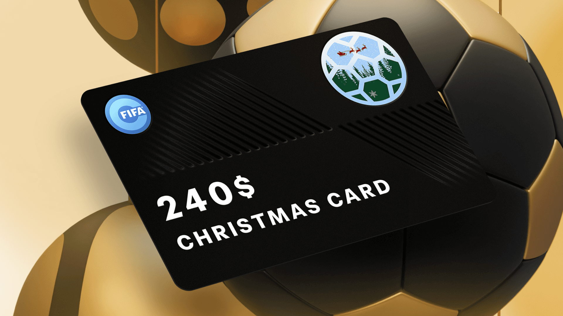 $240 FIFA Collect Christmas Card