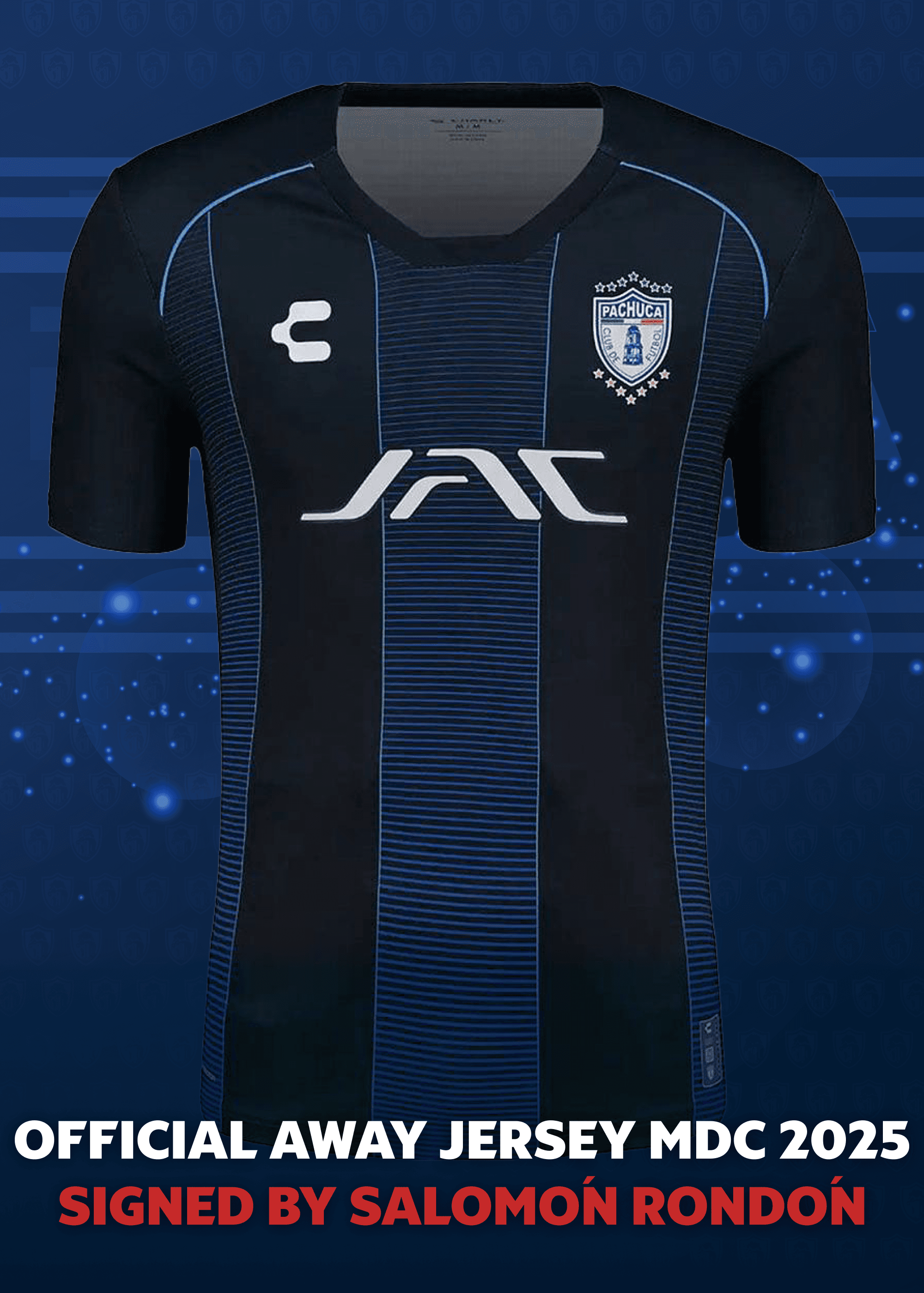 Official Away Jersey MDC 2025 - Signed by Salomón Rondón