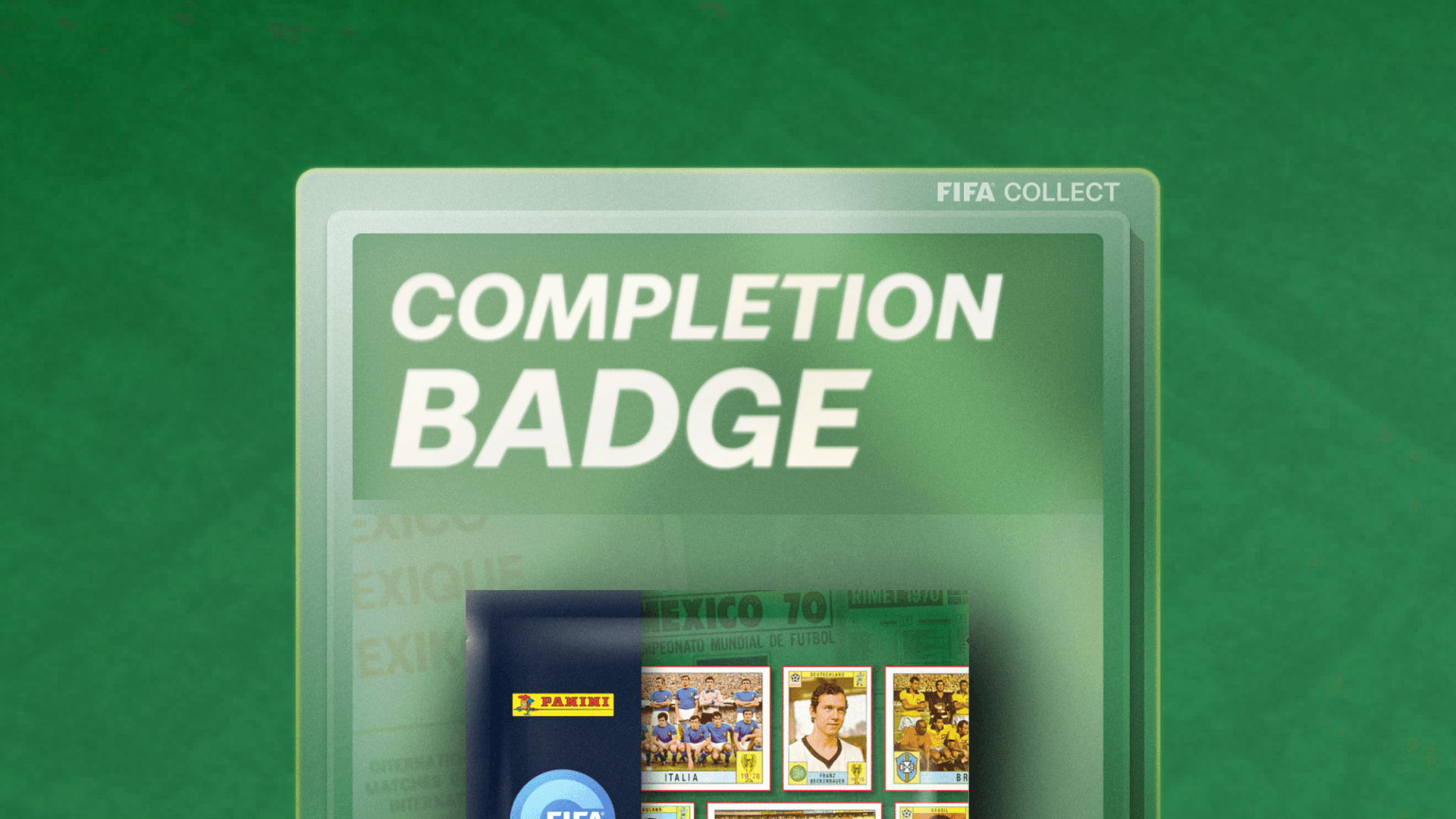 Surprise - Panini Mexico 1970 Challenge - Seal of Collection Completion
