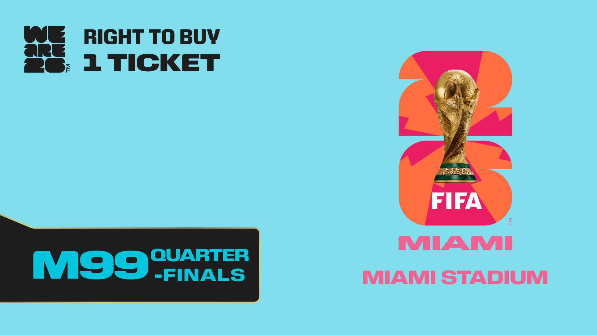 Collectible also valid as RTB for 1 ticket to M99 Miami