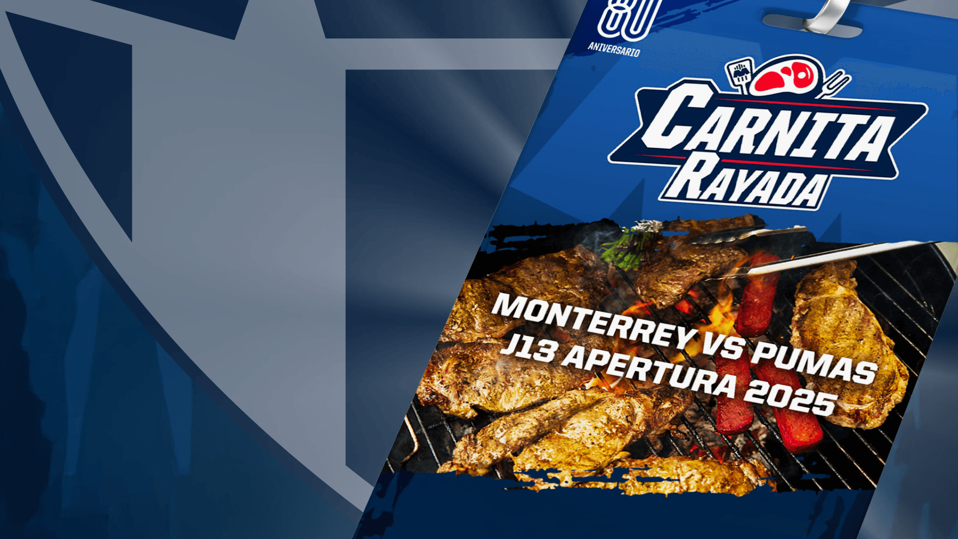 Carnita Rayada Double Pass to Monterrey vs Pumas - Matchday 13 Apertura 2025