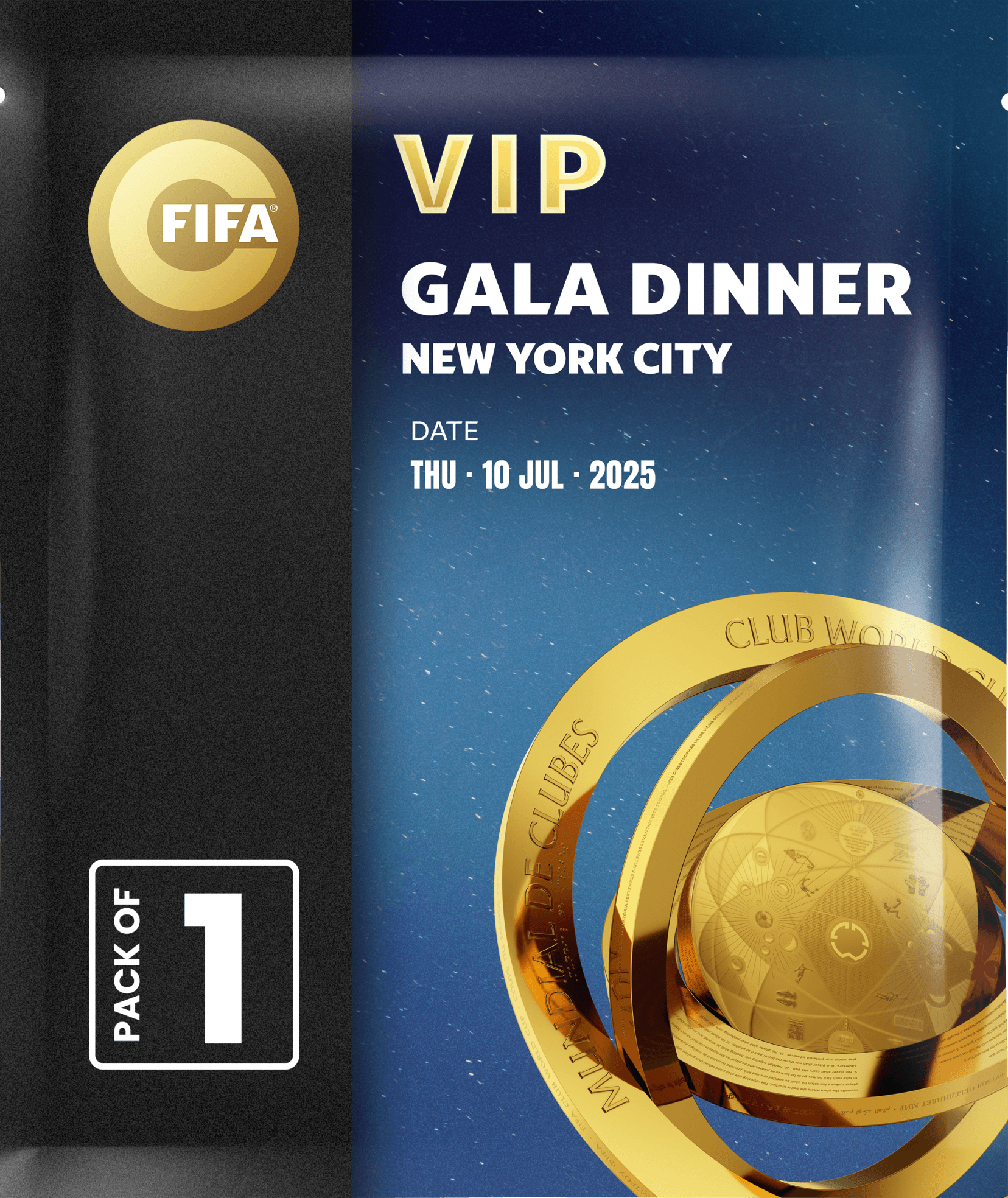 VIP Gala Dinner Glory Pack