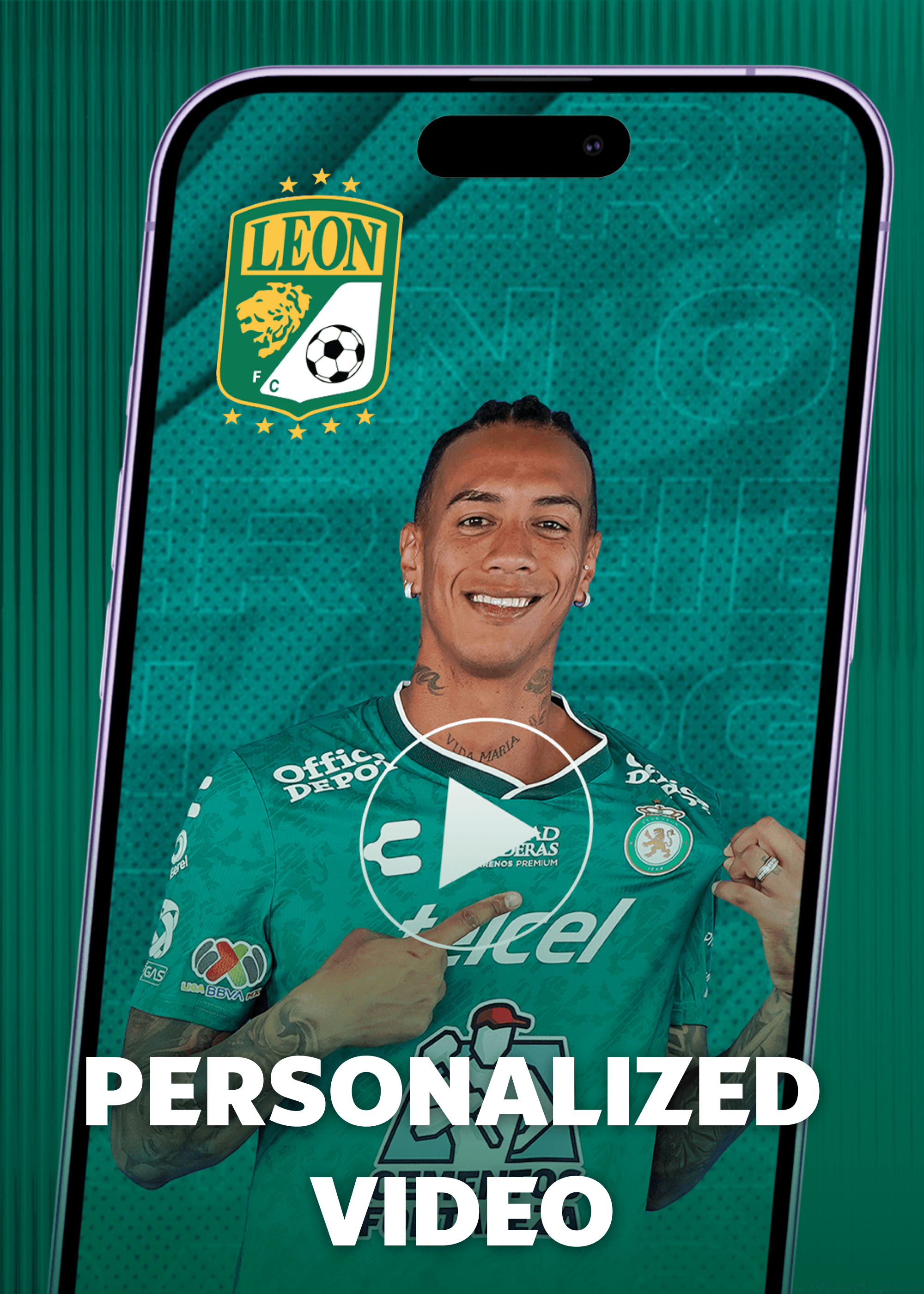 Personalized video message from Jhonder Cádiz