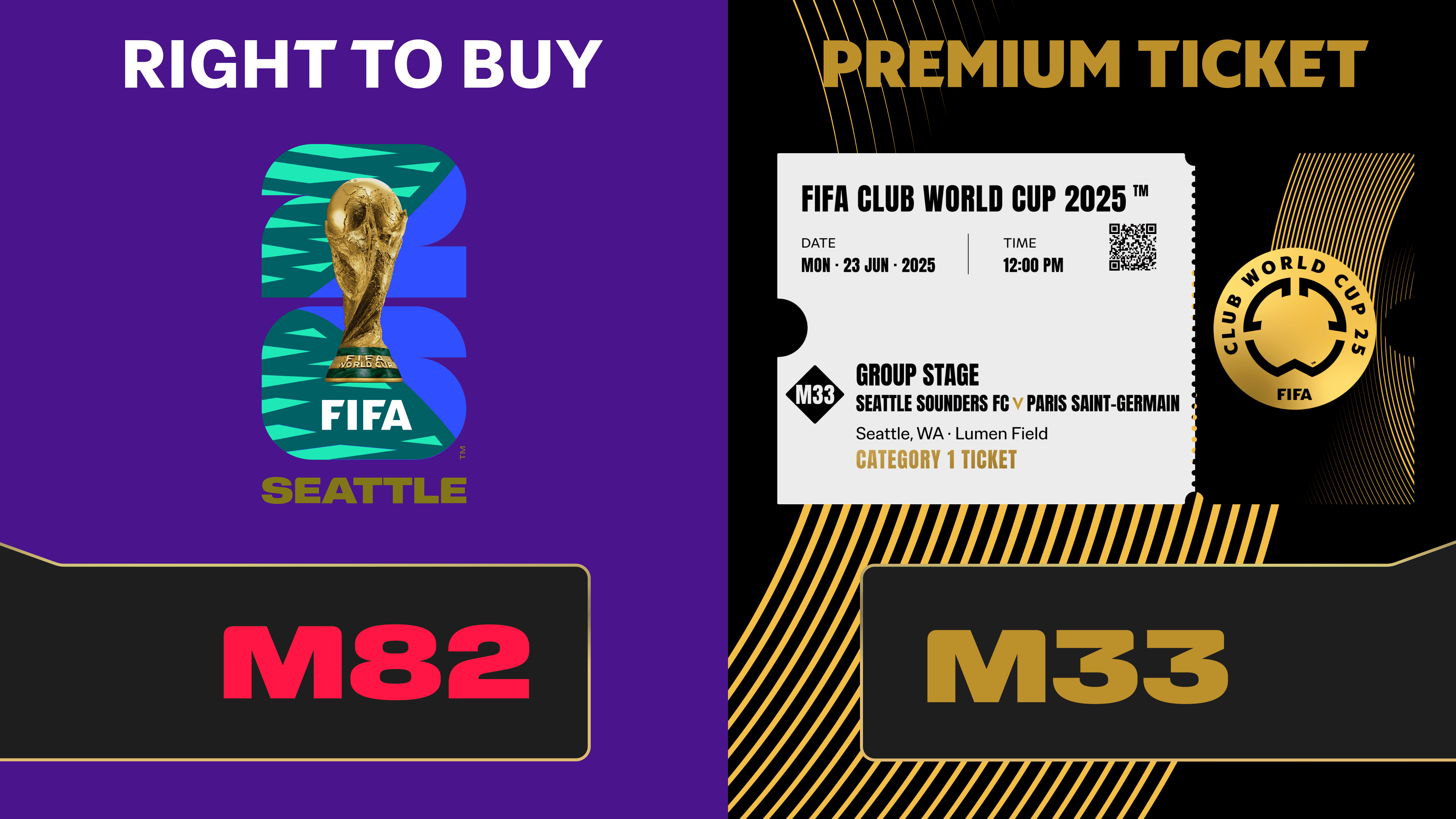 Combo Reward: Ticket FIFA Club World Cup 2025™ M33 + RTB M82 to FIFA World Cup 26™