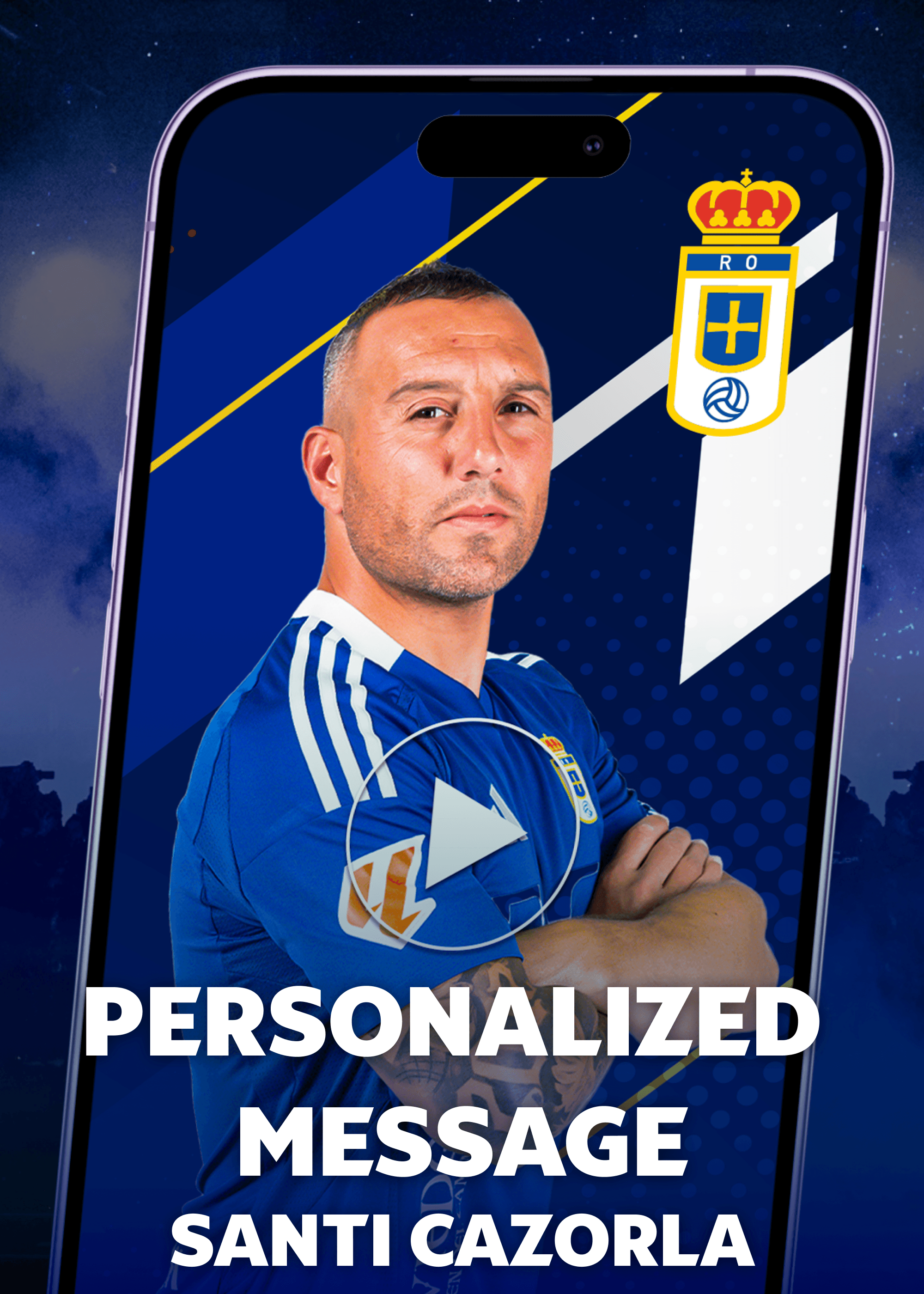 Personalized video message from Santi Cazorla