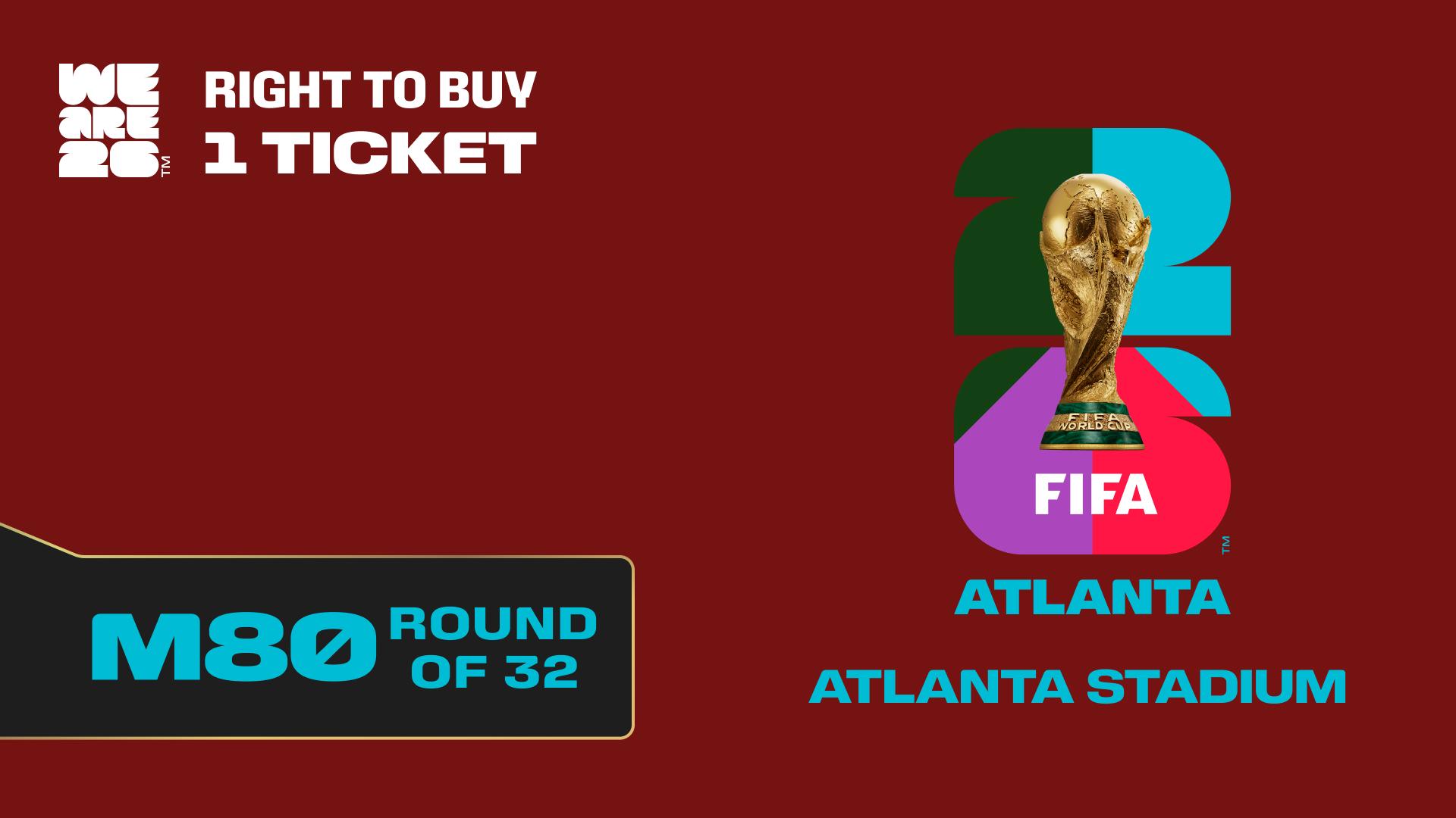Collectible also valid as RTB for 1 ticket to M80 Atlanta