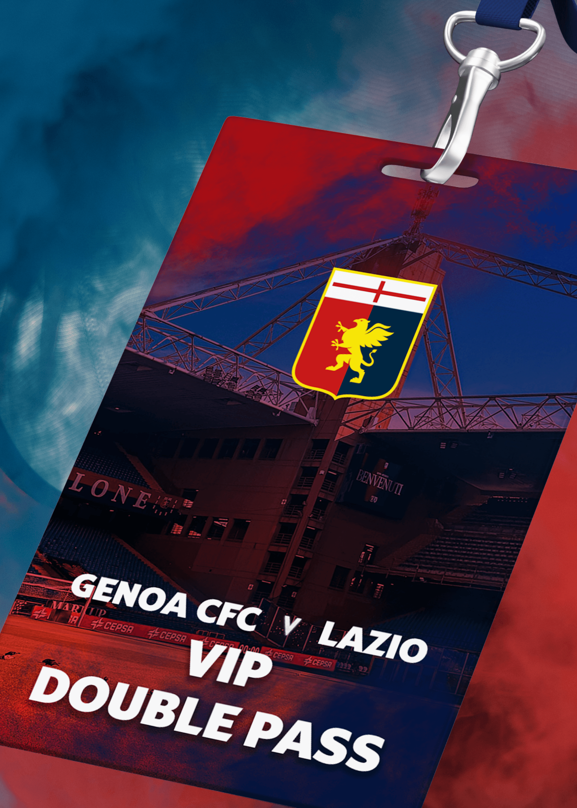 VIP Double Pass Genoa CFC x Lazio