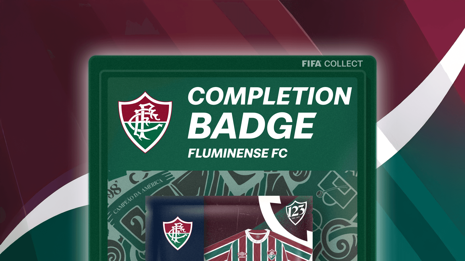 Fluminense FC - Armadura Tricolor MDC 2025 | Signed Collection Seal of Collection Completion