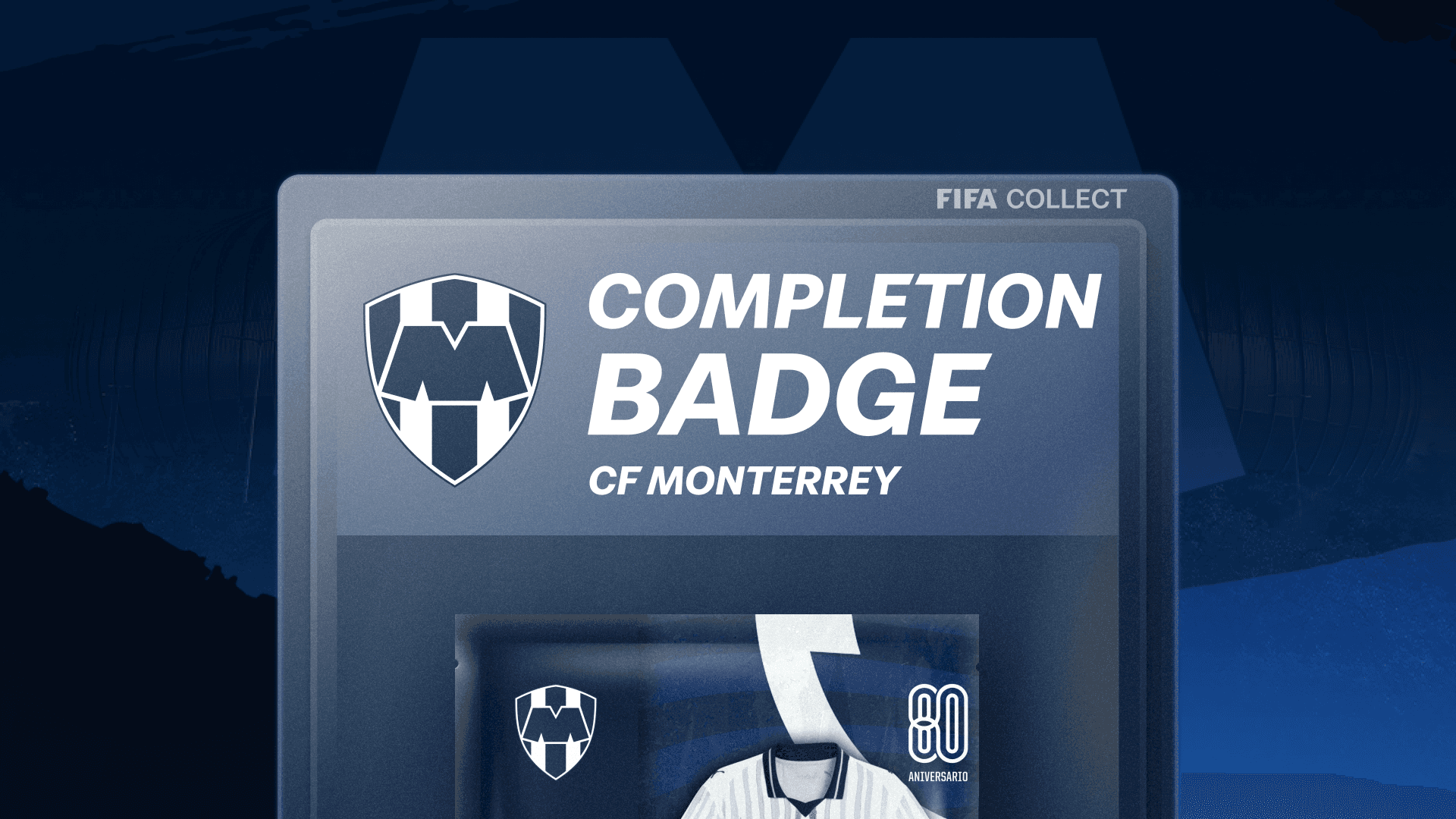 CF Monterrey - Away Jersey MDC 2025 | Signed Collection Seal of Collection Completion