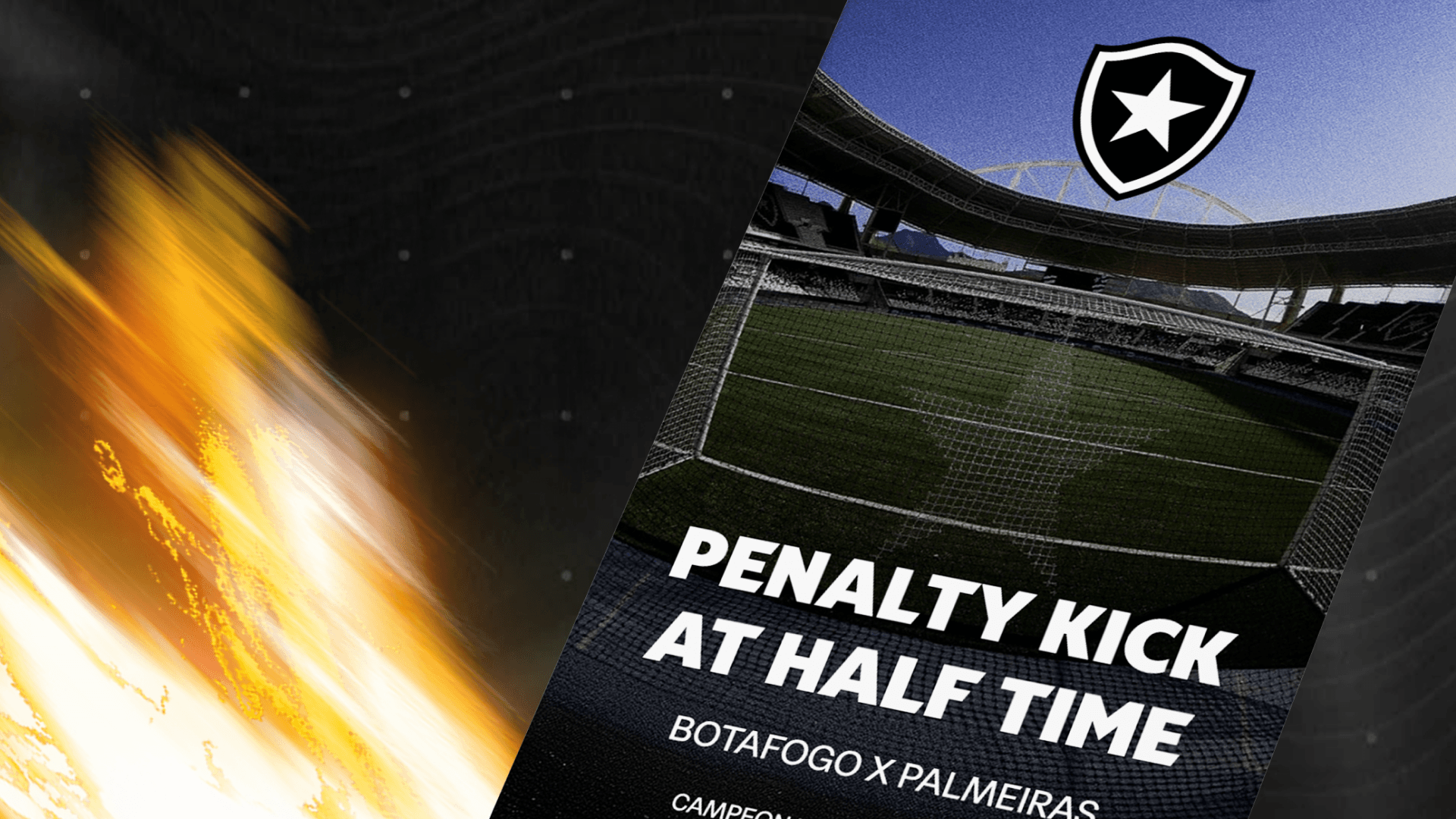 Penalty Kick at Halftime - Botafogo x Palmeiras