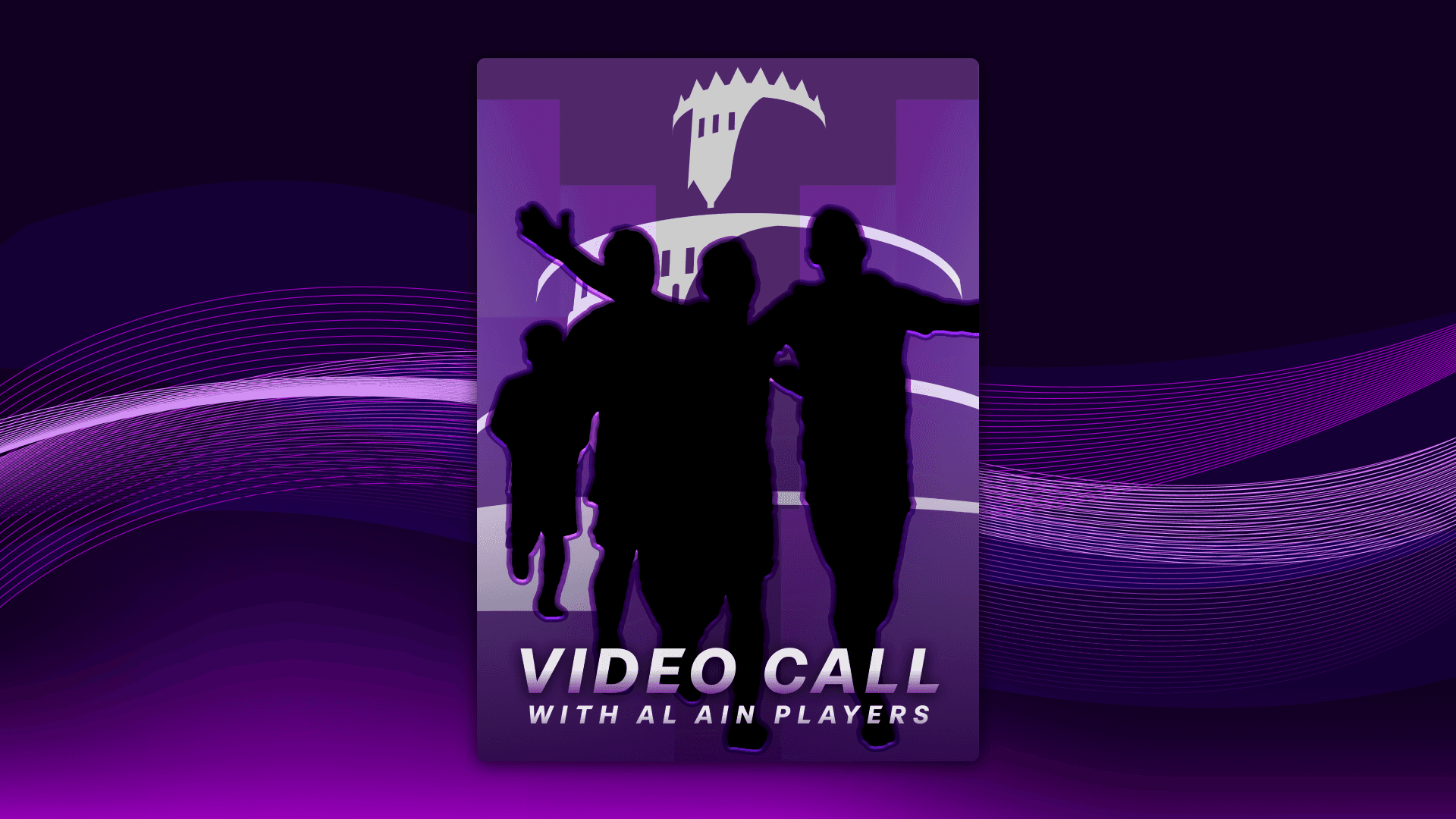 A video call with Al Ain FC players