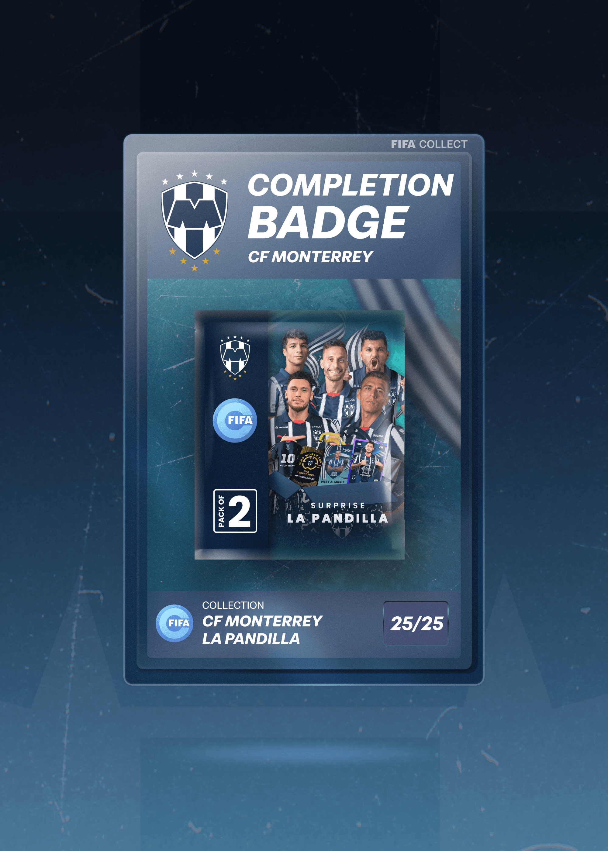 CF Monterrey - La Pandilla Seal of Collection Completion