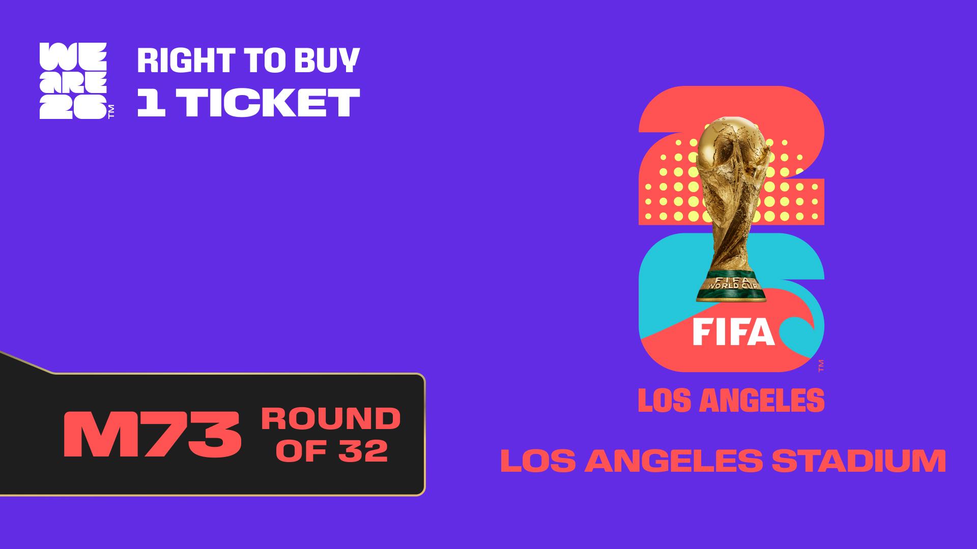 Collectible also valid as RTB for one ticket to M73 Los Angeles
