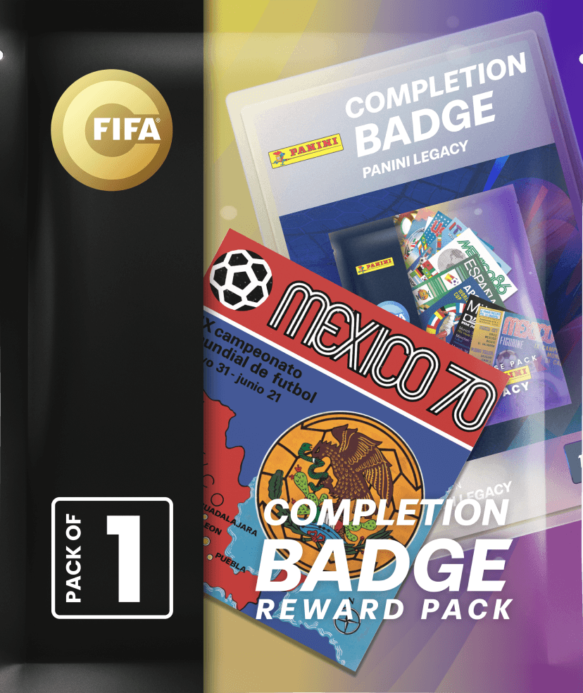 The Panini World Cup Legacy Reward Pack