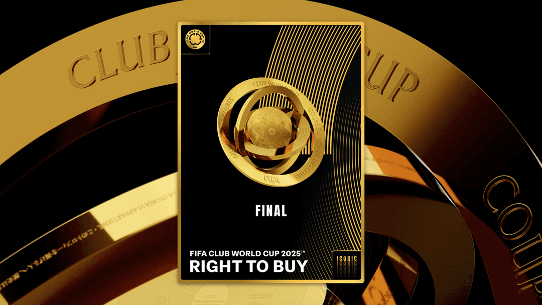 Collectible valid as RTB 2 tickets for the FIFA Club World Cup 2025™ Final. FIFA Collect
