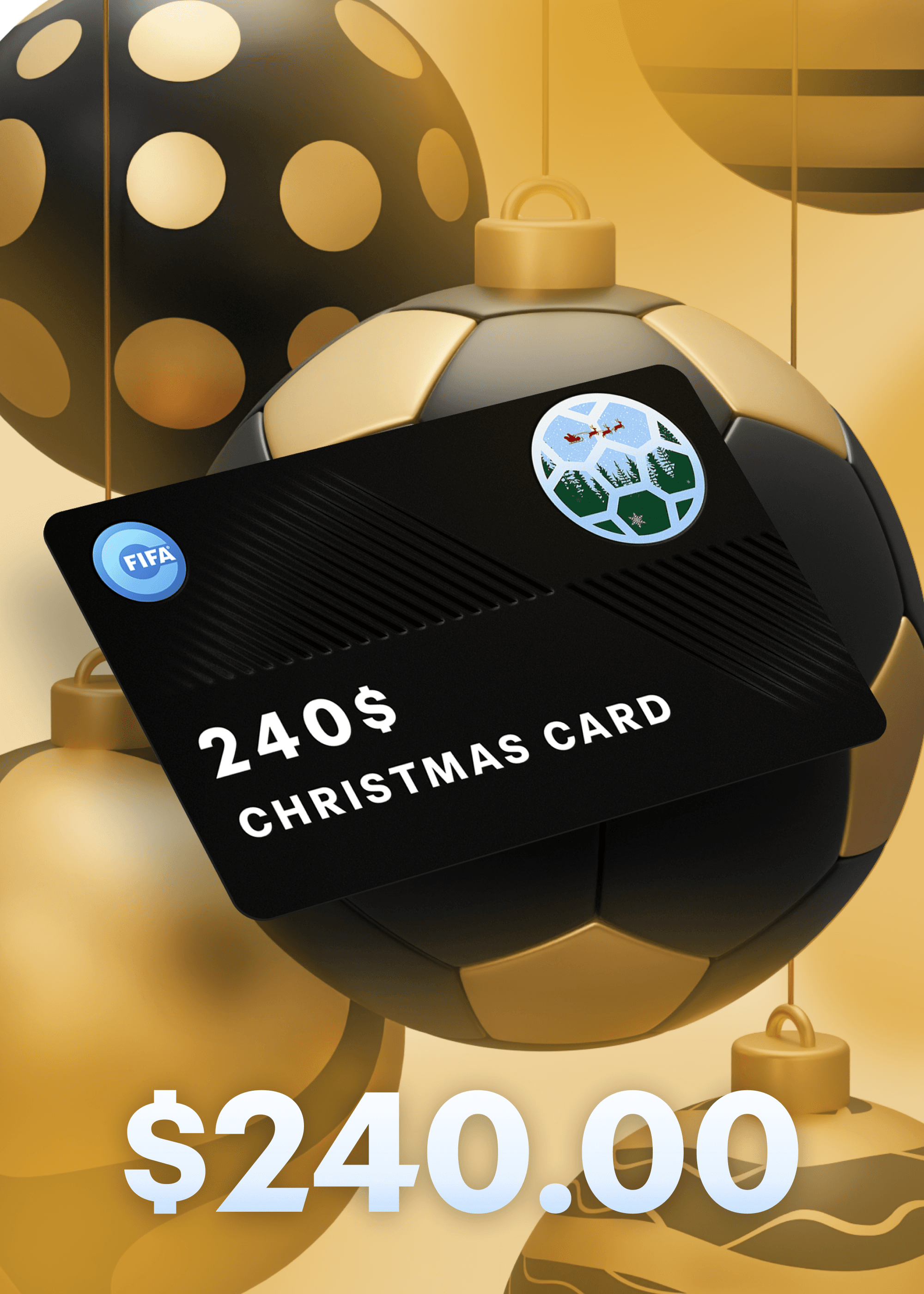 $240 FIFA Collect Christmas Card