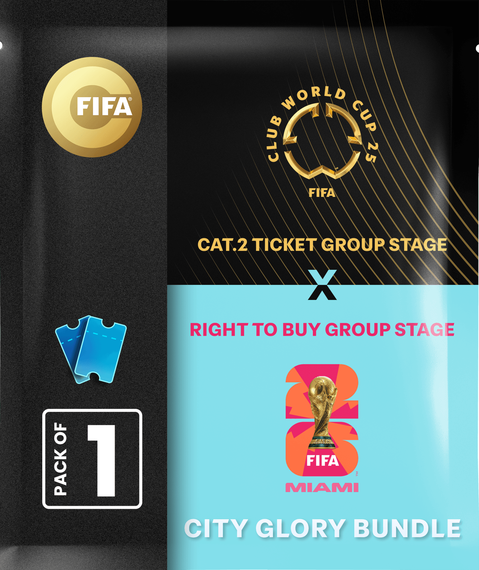 Combo Reward: 2X Tickets FIFA Club World Cup 2025™ M40 + RTB M71 to ...