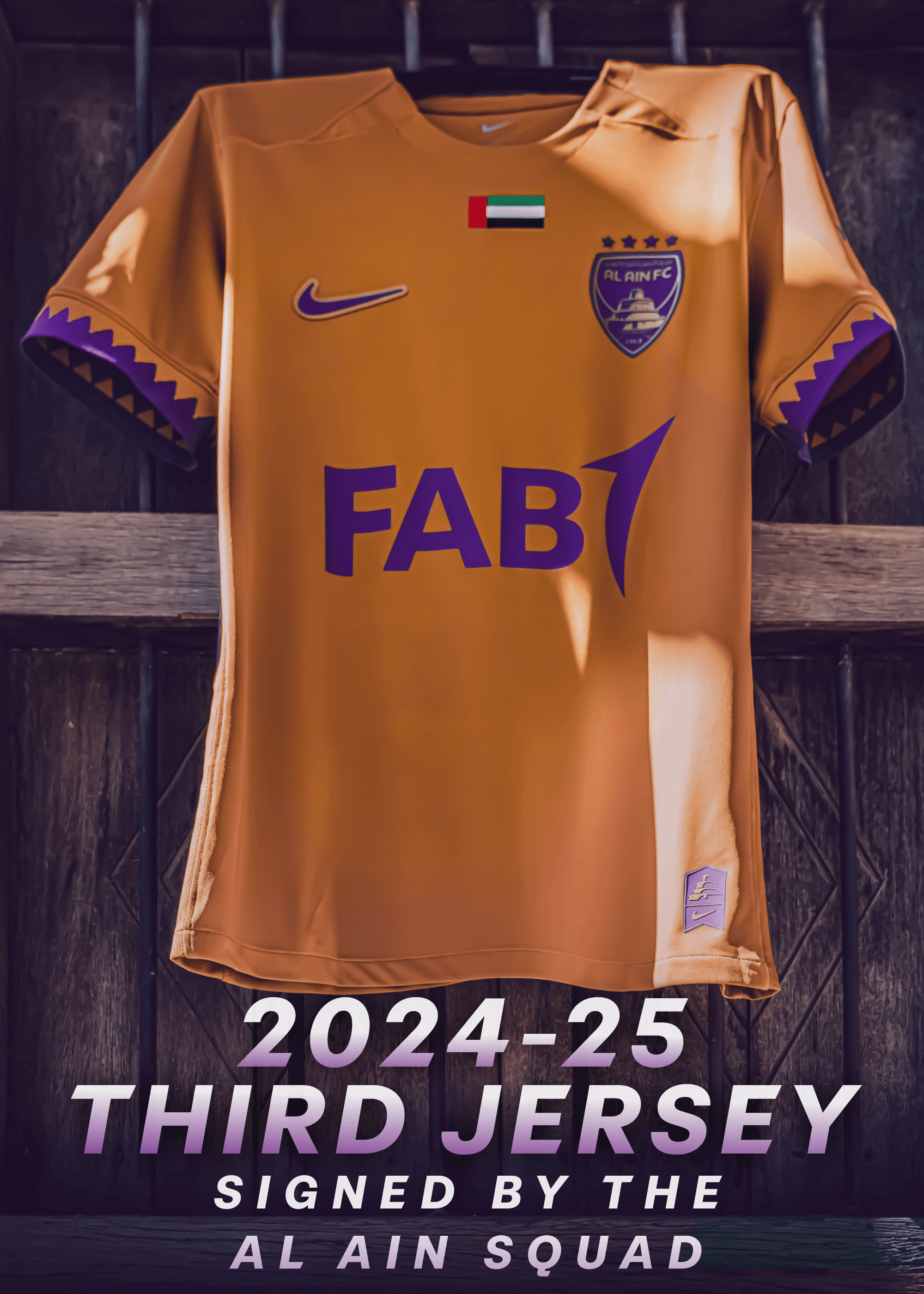 A signed 2024/2025 third jersey