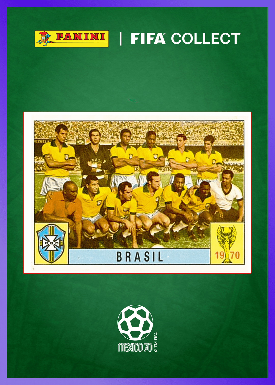 27 PELE BRESIL MEXICO 70 RECUPERATION PANINI FOOTBALL ARGENTINA 78