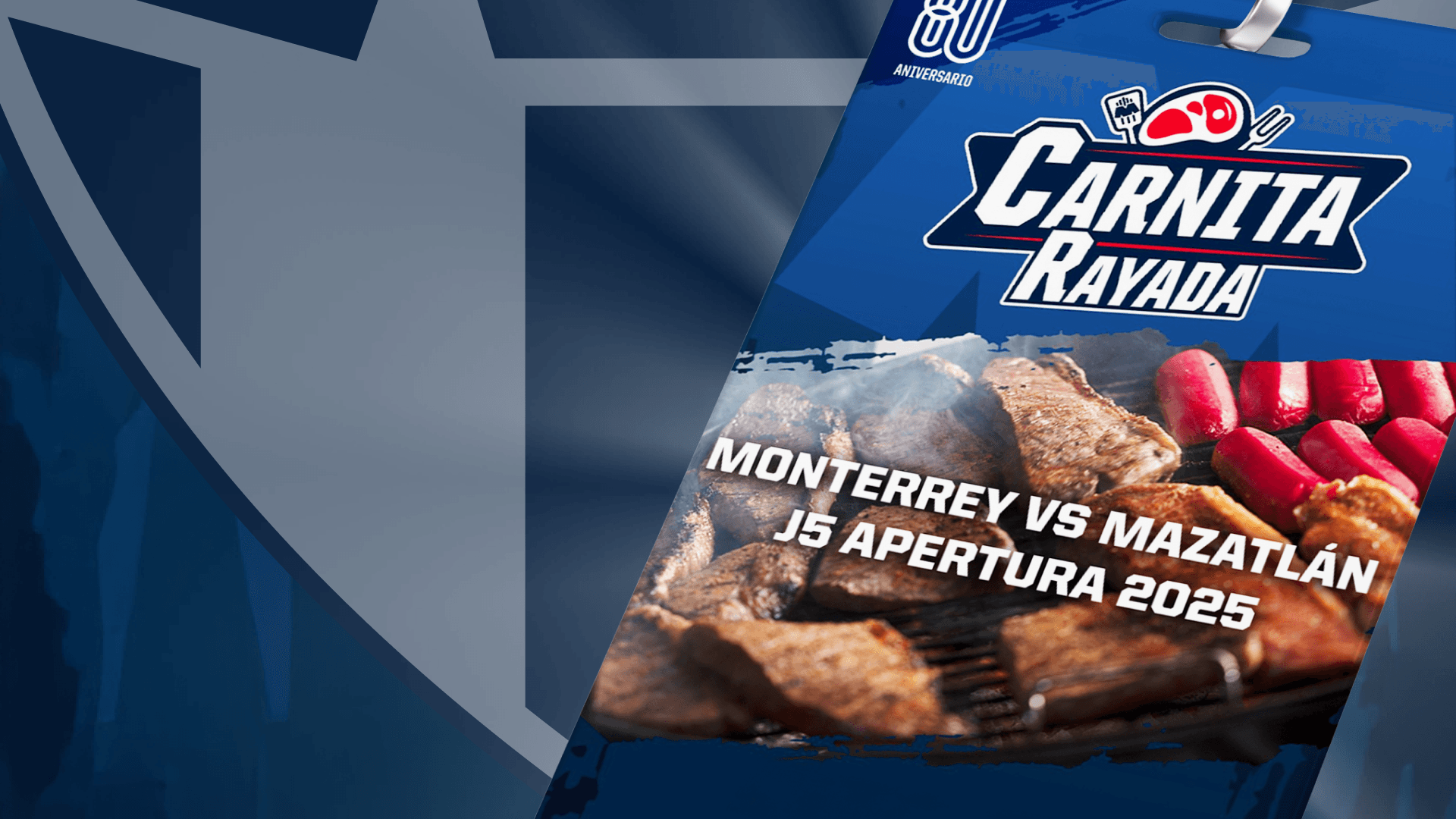 Carnita Rayada Double Pass to Monterrey vs Mazatlán - Matchday 5 Apertura 2025