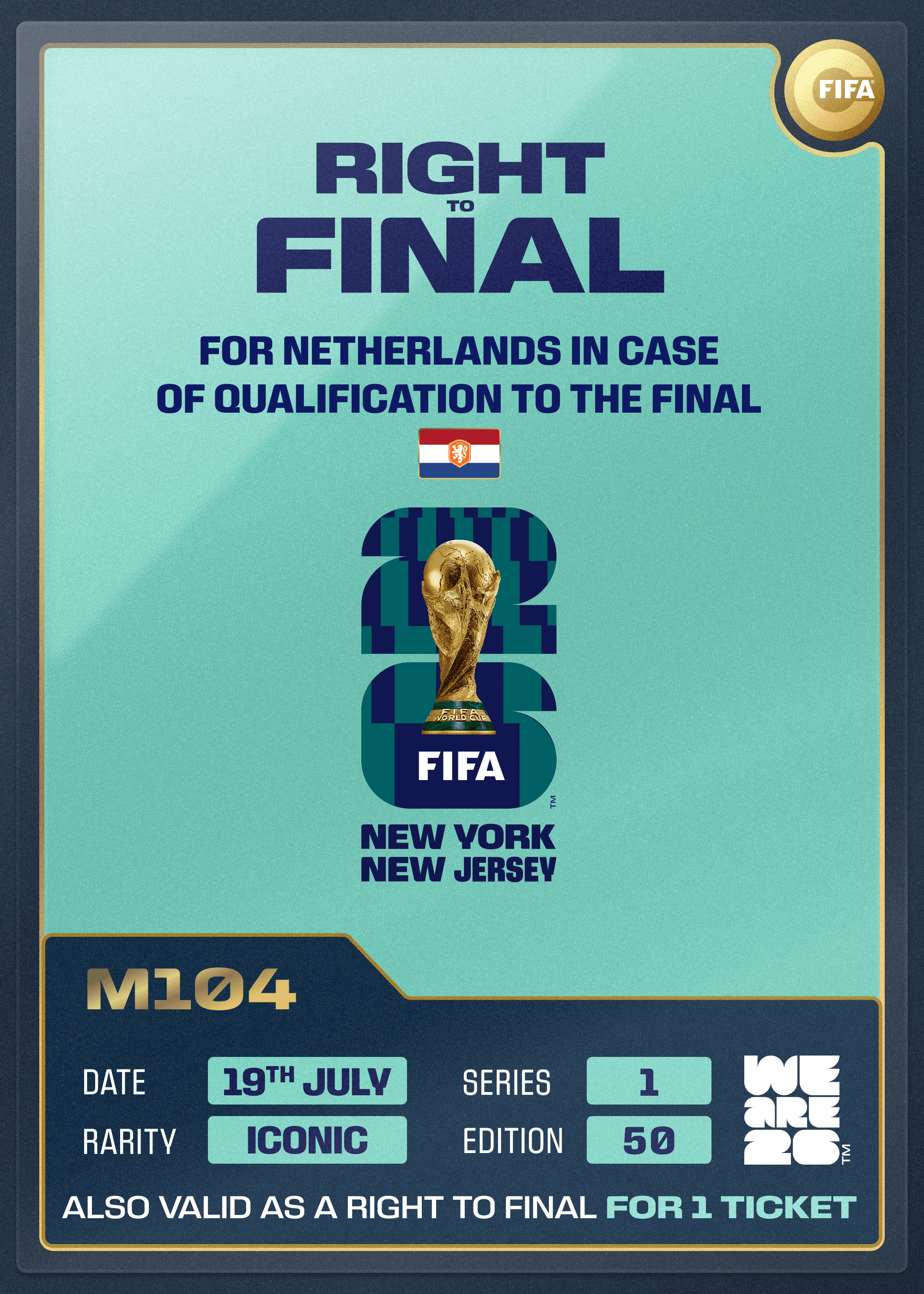 Right to Final: Team Netherlands
