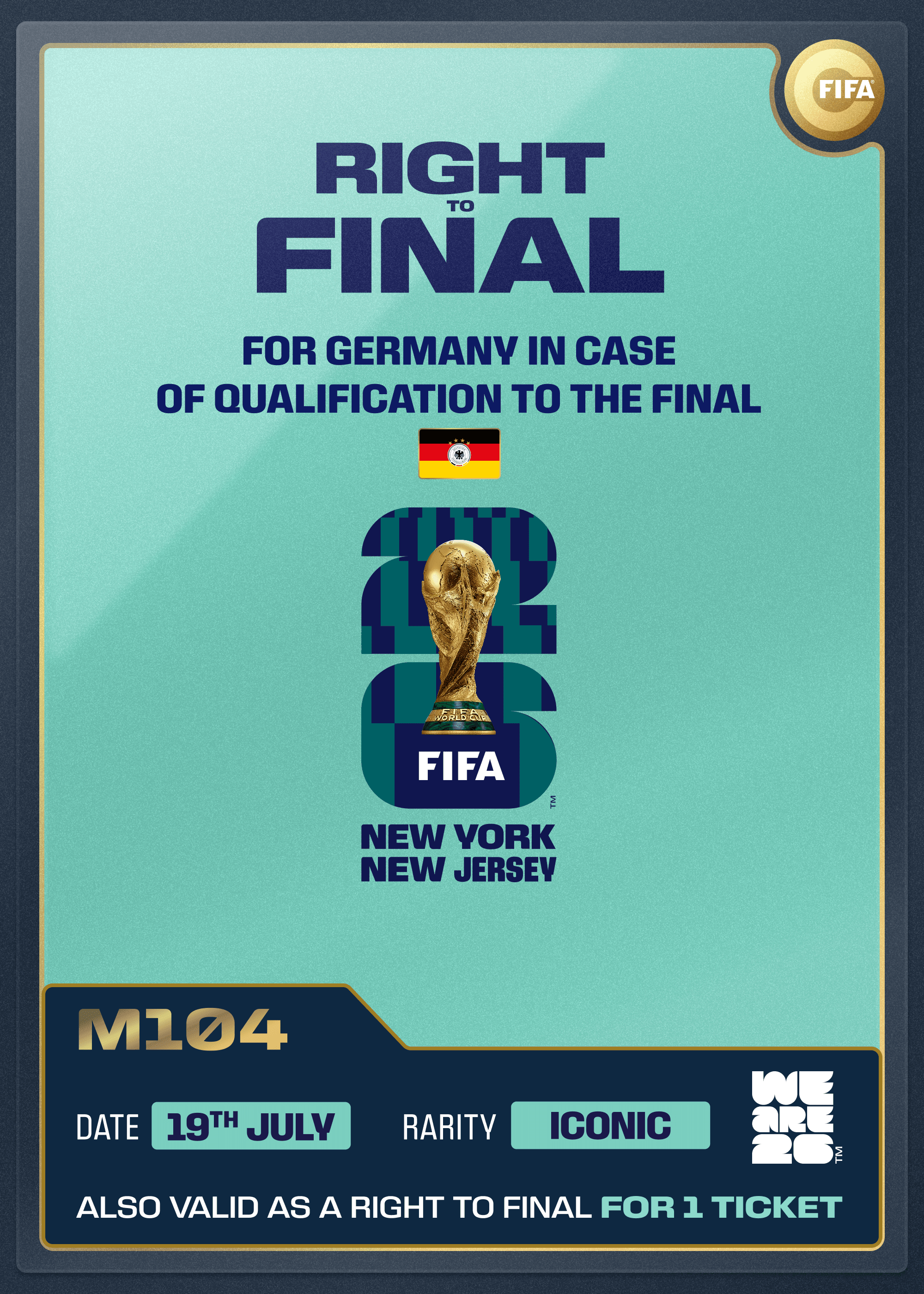 Right to Final: Team Germany