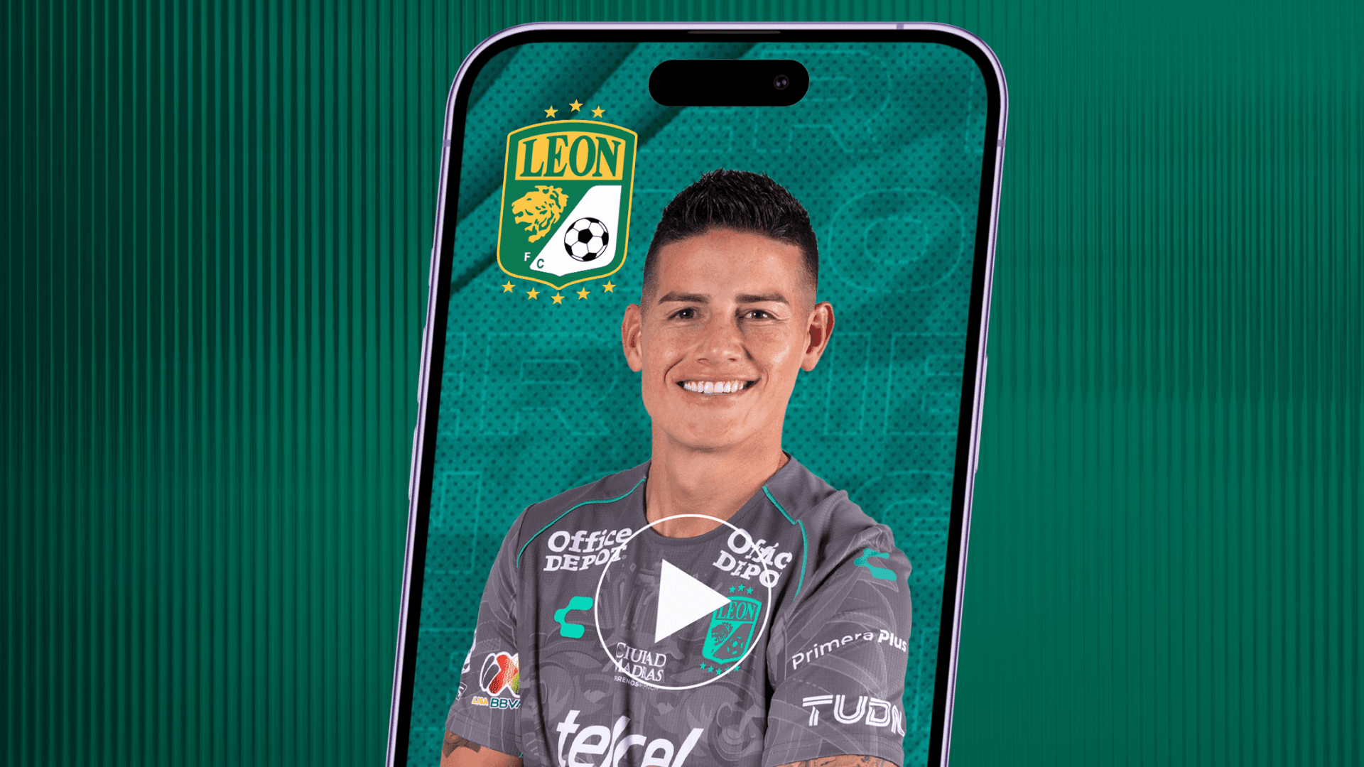 Personalized video message from James Rodríguez