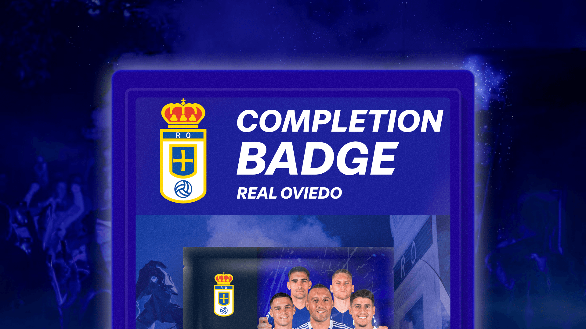 Sceau de Complétion de la Collection Real Oviedo - Inefable Oviedista
