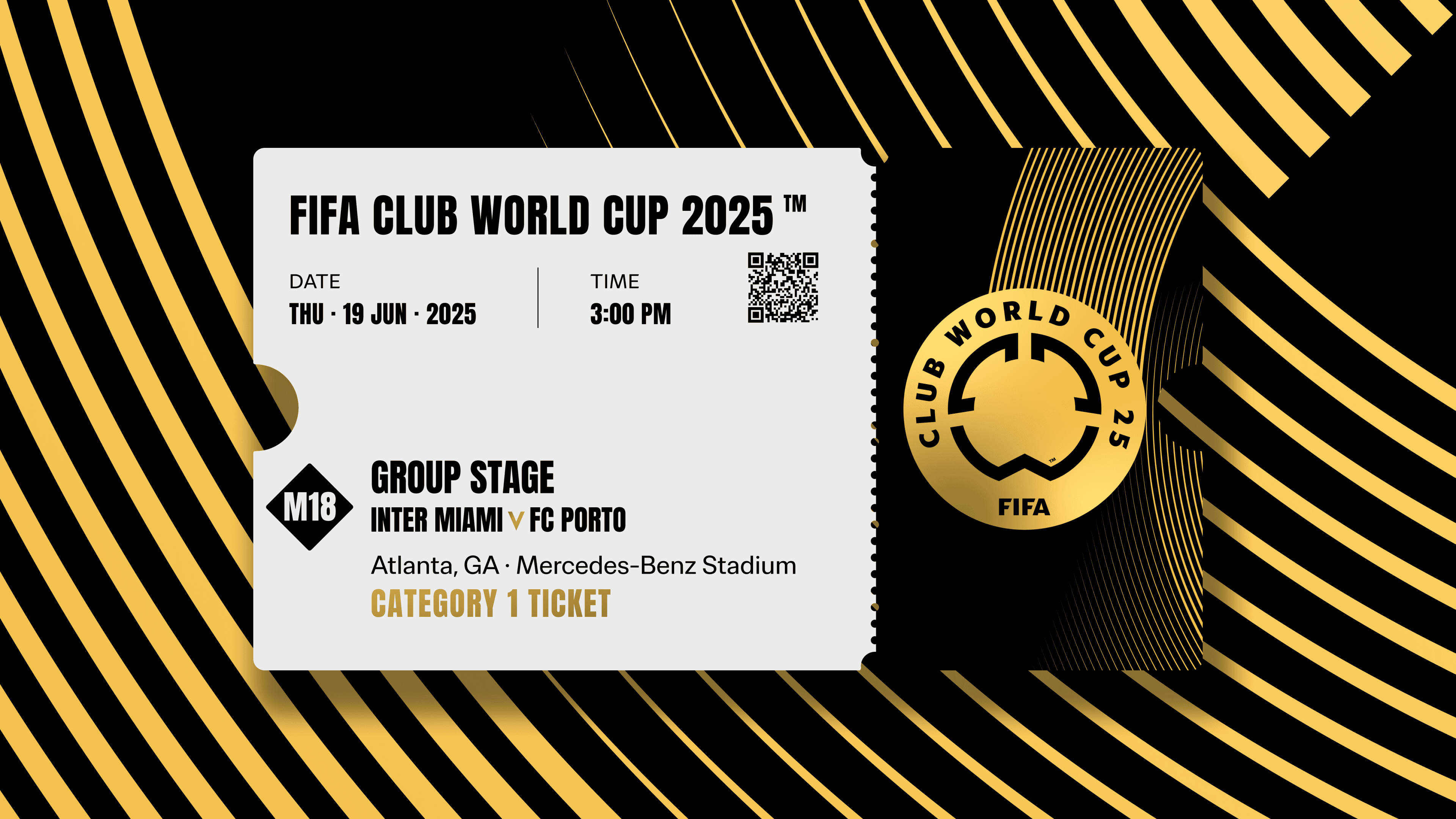 Combo Reward: Ticket FIFA Club World Cup 2025™ M18 + RTB M96 to FIFA World Cup 26™