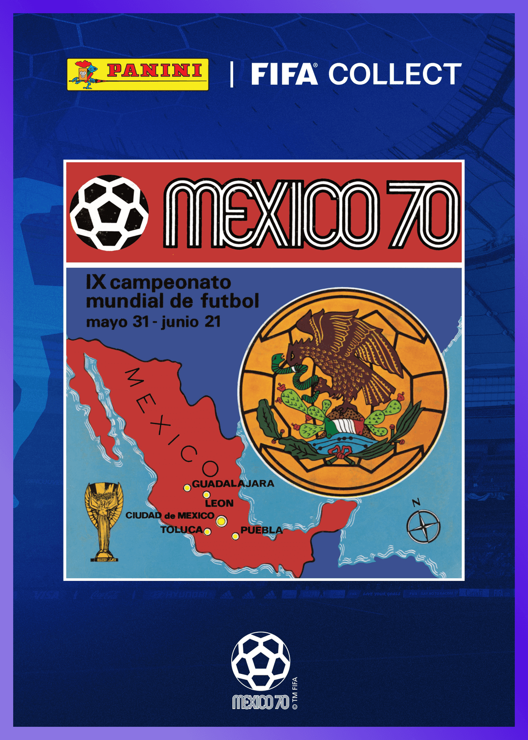 Album Panini Coupe du Monde de la FIFA 1970 - FIFA
