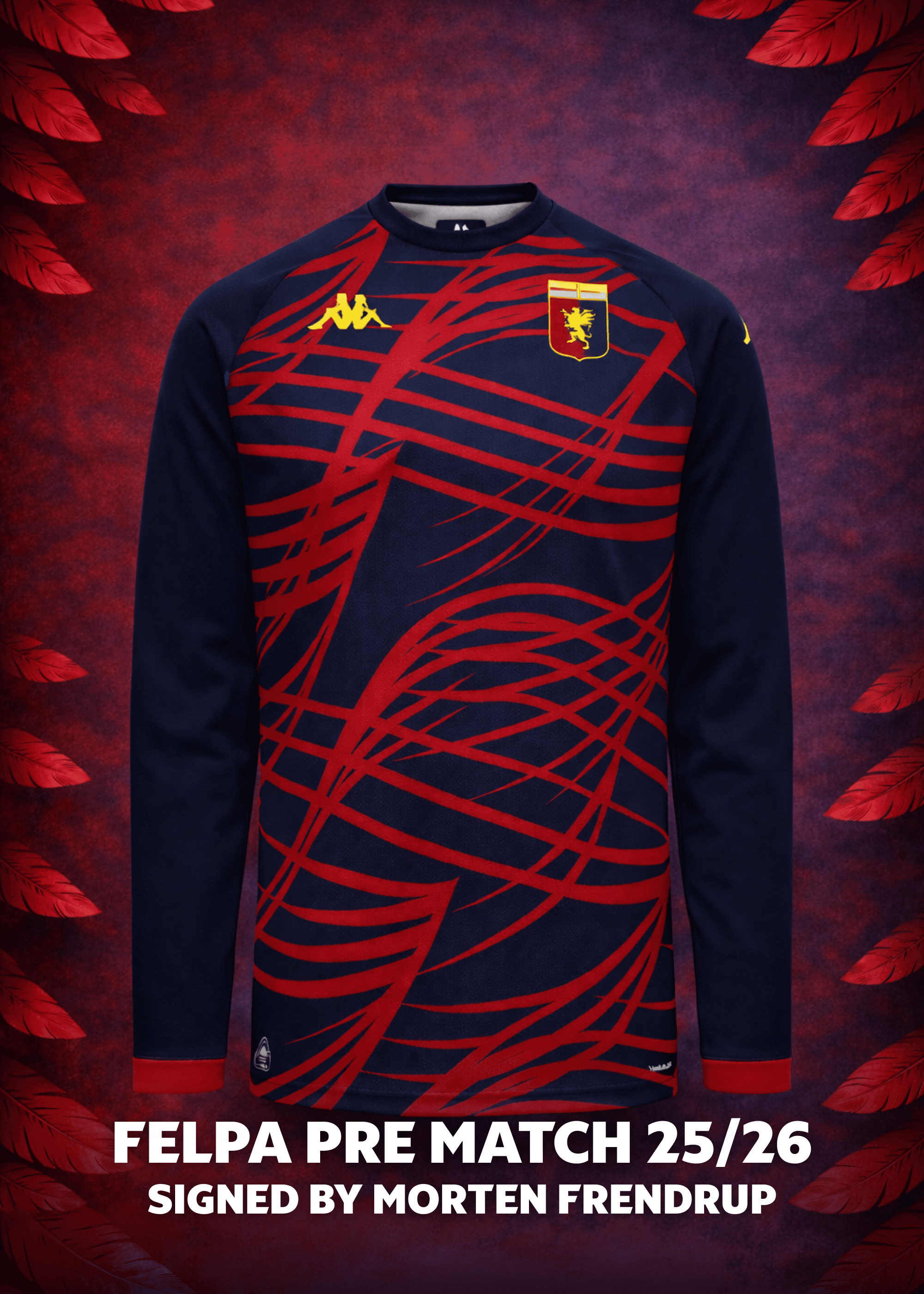 Felpa Pre Match 25/26 - Signed by Morten Frendrup