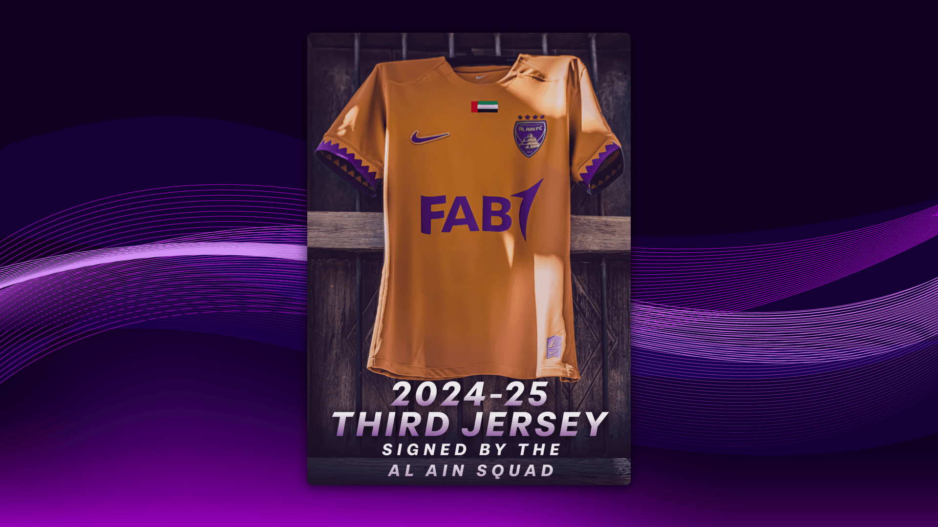 A signed 2024/2025 third jersey