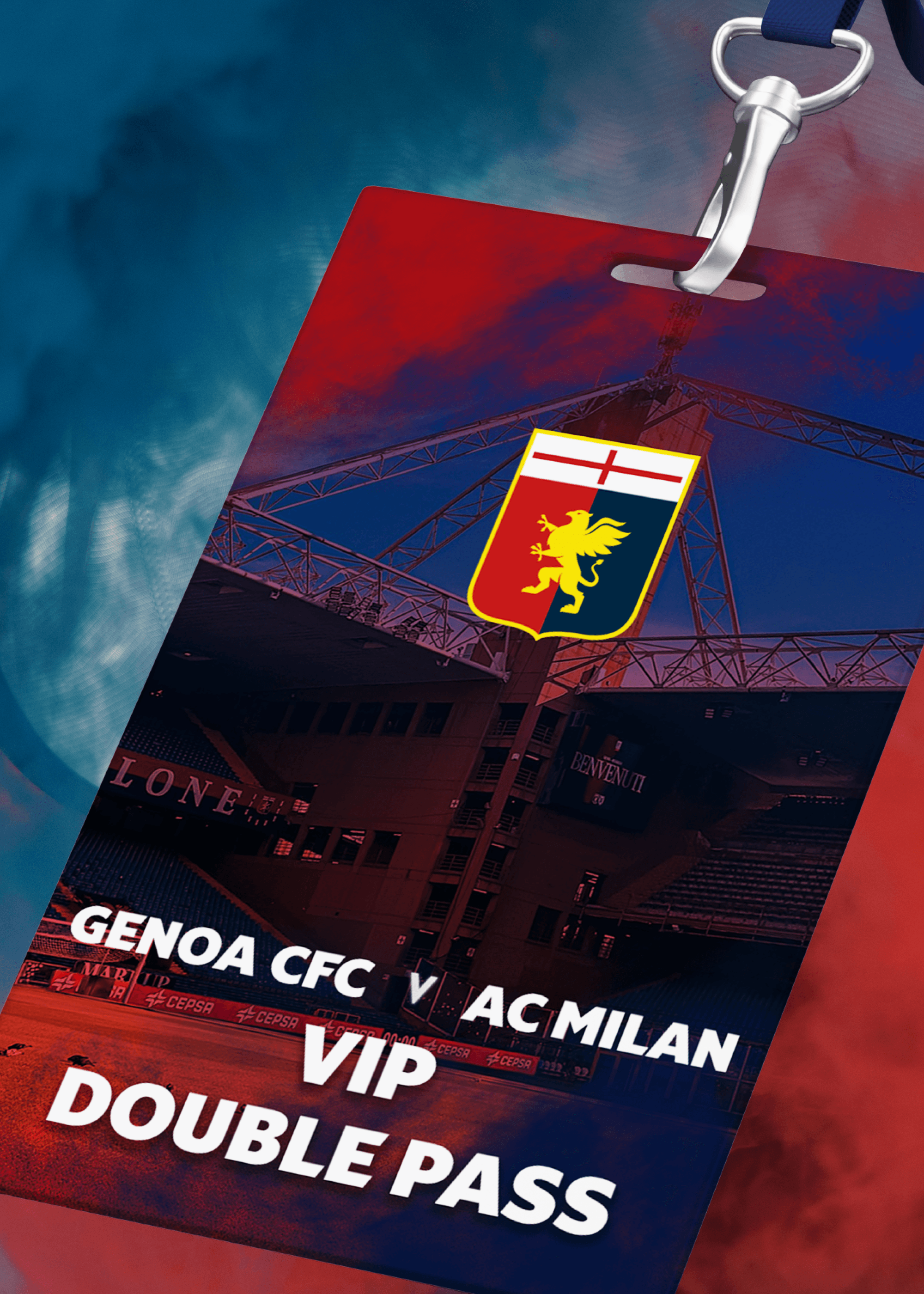 VIP Double Pass Genoa CFC x AC Milan