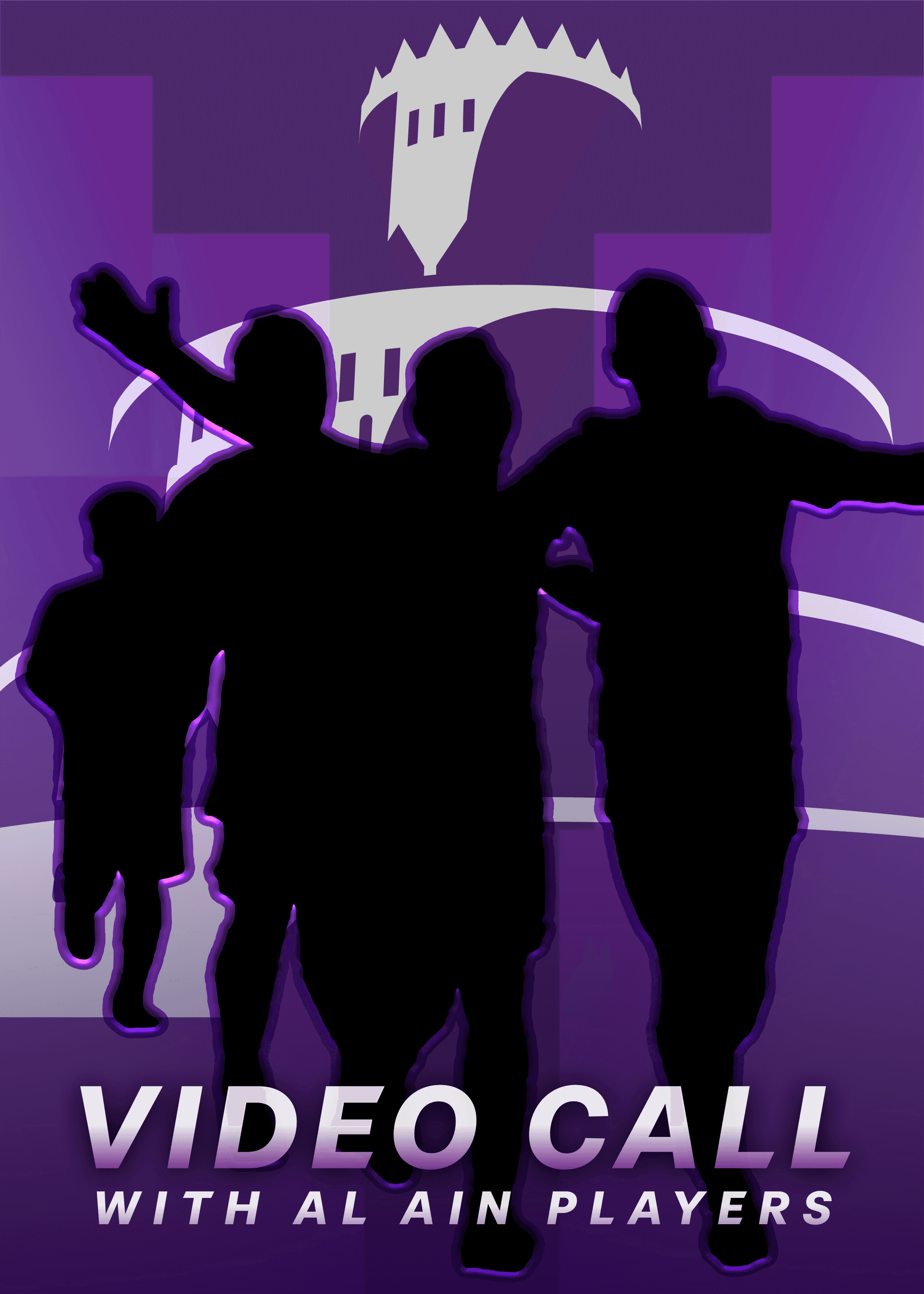 A video call with Al Ain FC players