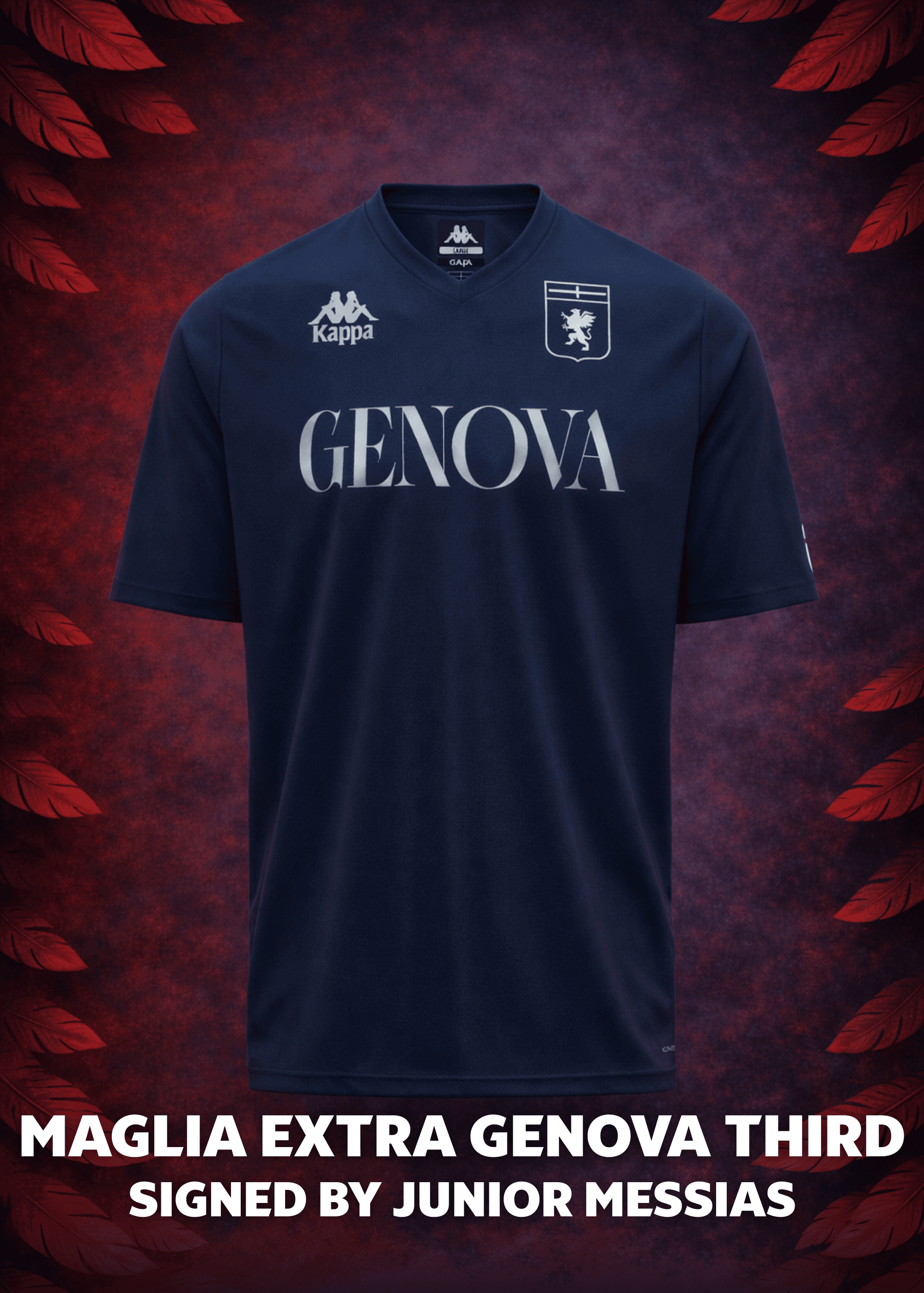 Maglia Extra Genova Third - Signed by Junior Messias