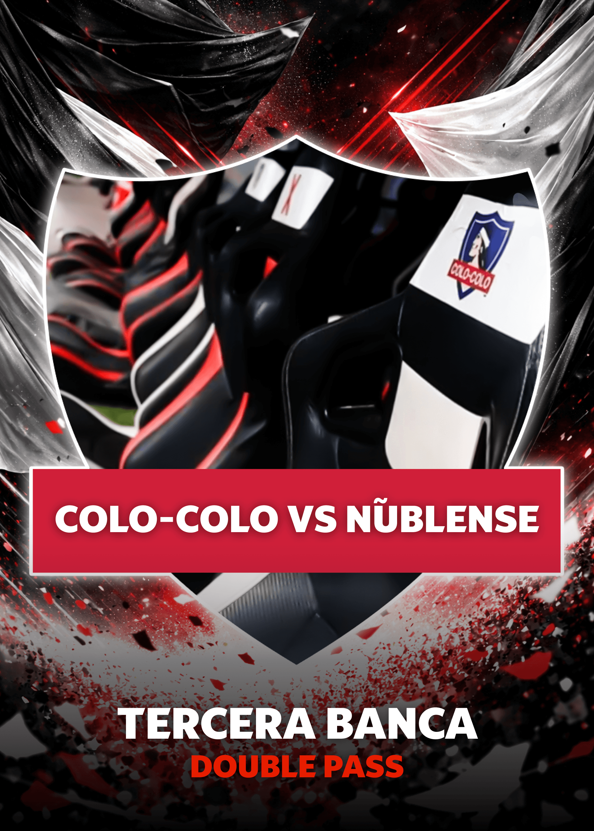 Passe Duplo Tercera Banca Experiencia para Colo-Colo vs Ñublense - J12 Liga de Primera 2026
