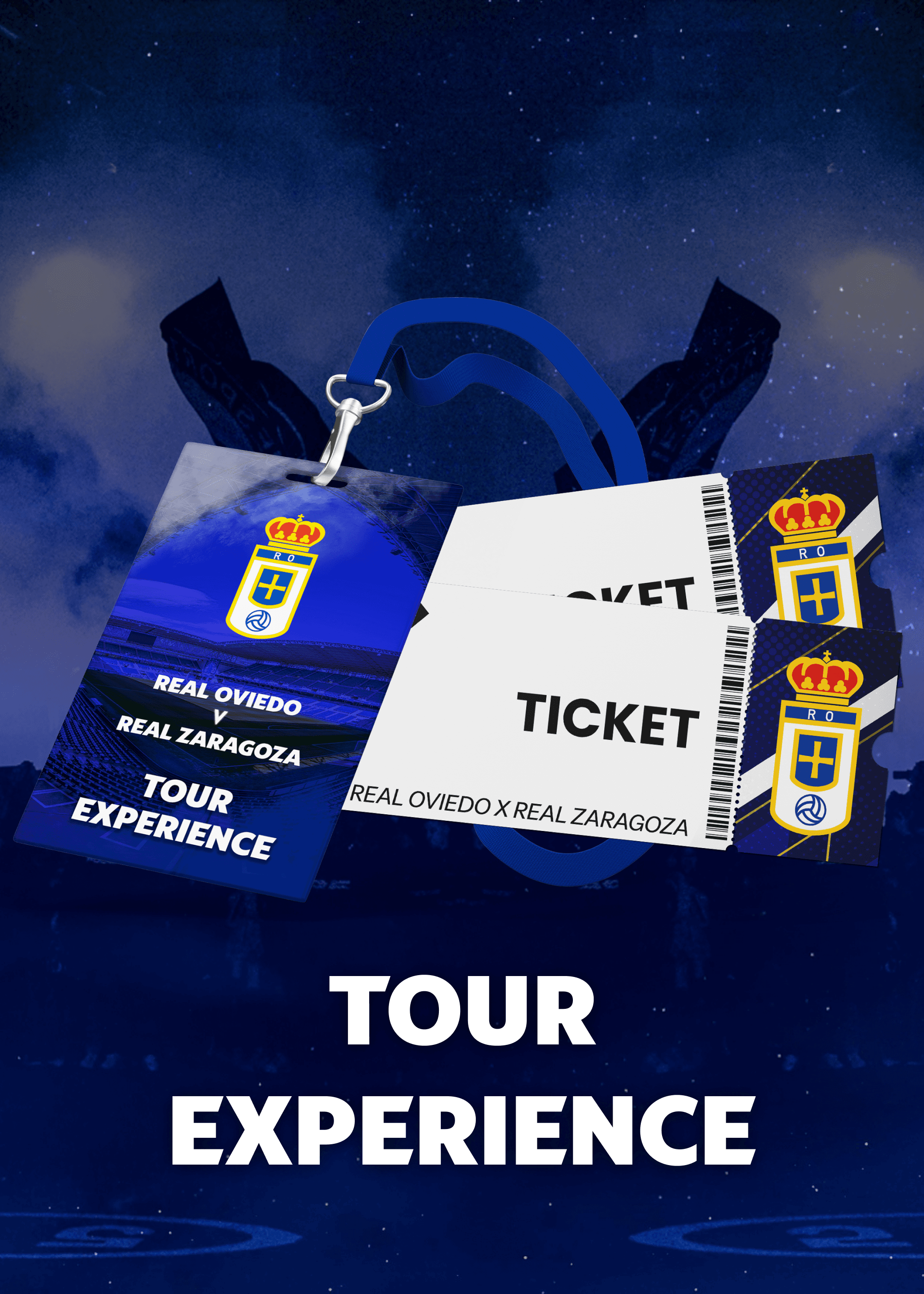Double Pass to Real Oviedo x Real Zaragoza + Tour Experience - May 18, 2025